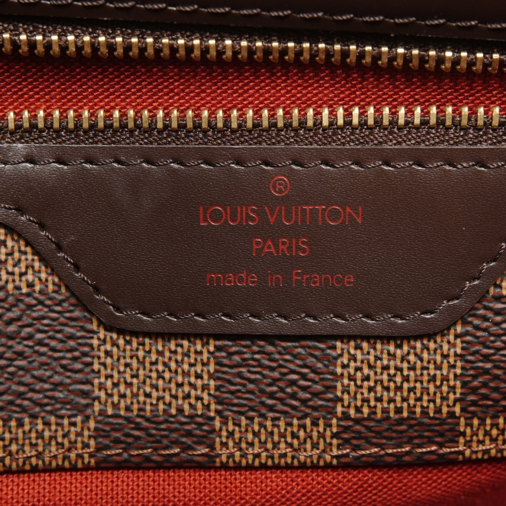 Louis Vuitton Damier Brown Damier Canvas Tote Bag (Pre-Owned)