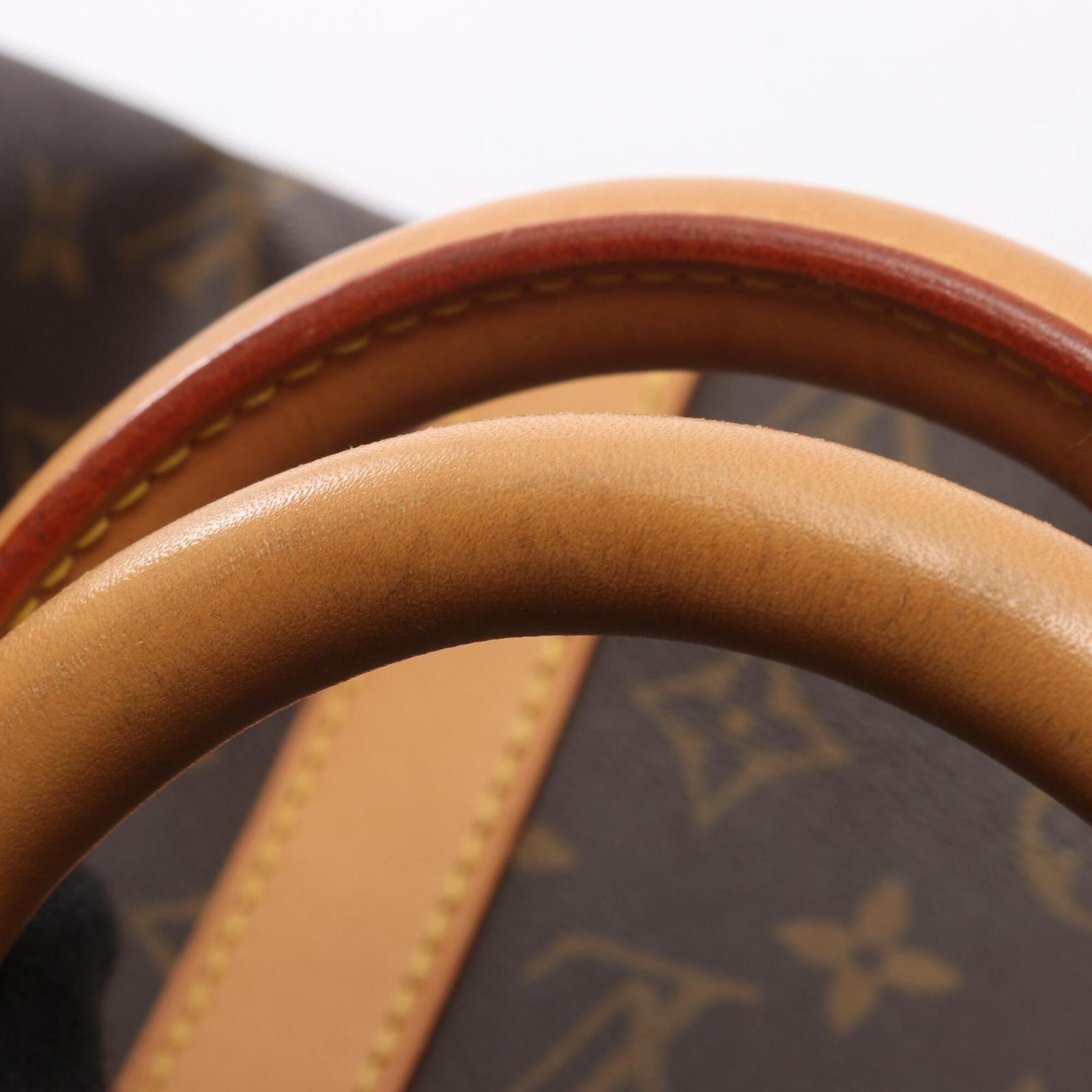 Louis Vuitton Brown Monogram Monogram Leather Boston Bag Handbag (Pre-Owned)
