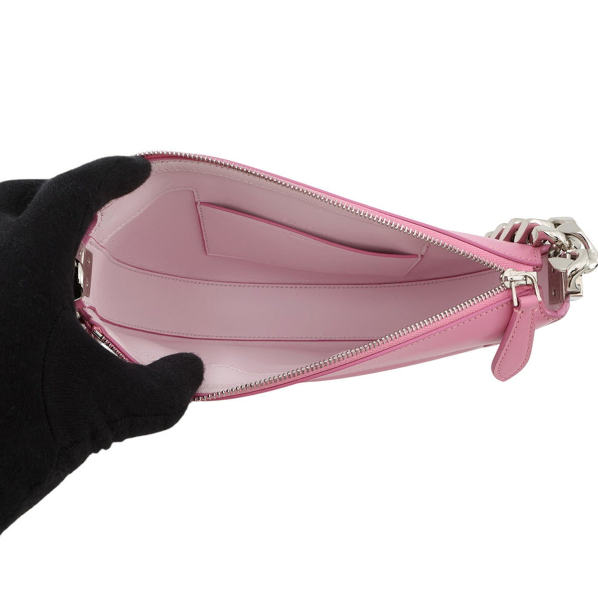 Burberry Pink Leather Handbag Shoulder Bag (Pre-Owned)