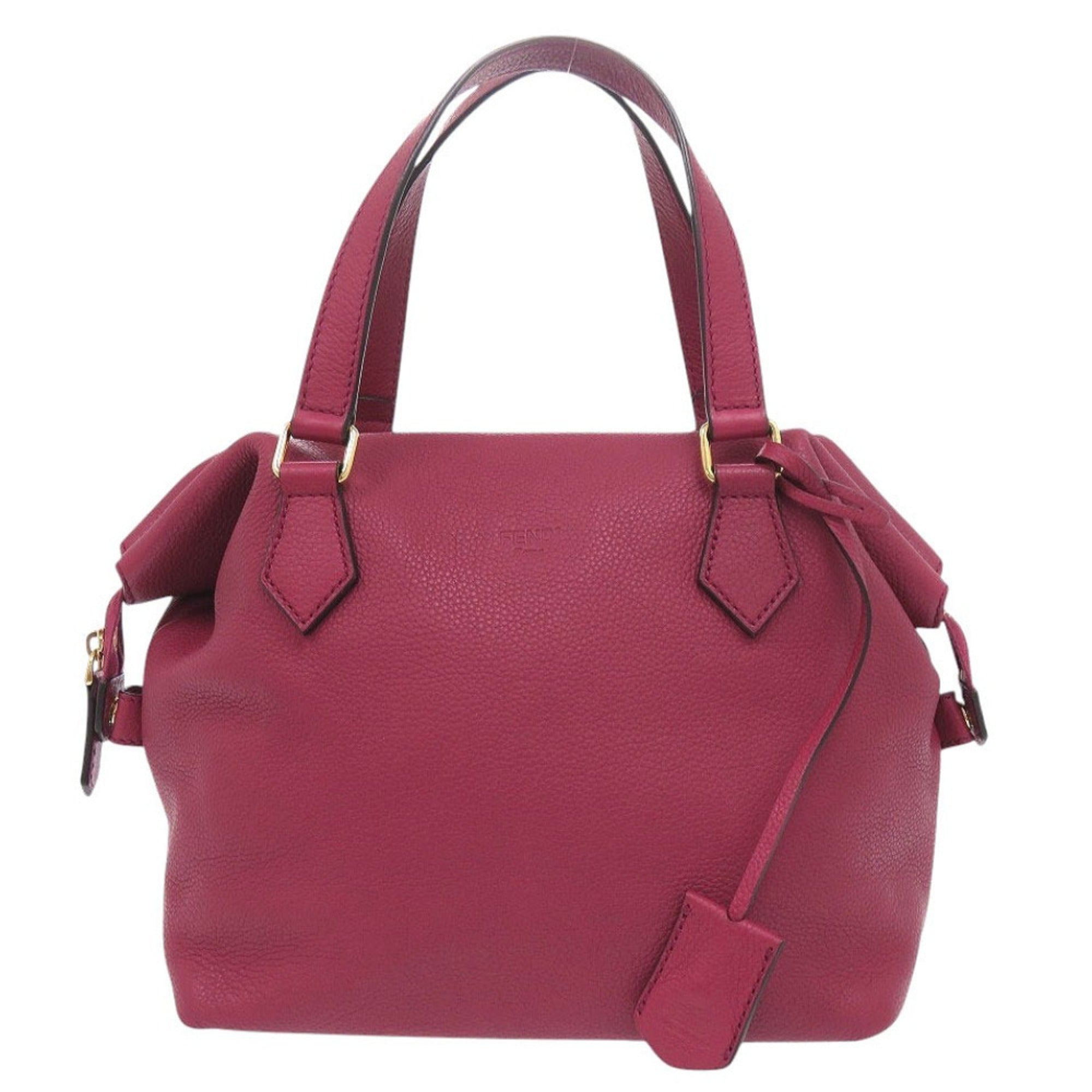 Fendi Pink Leather Handbag (Pre-Owned)
