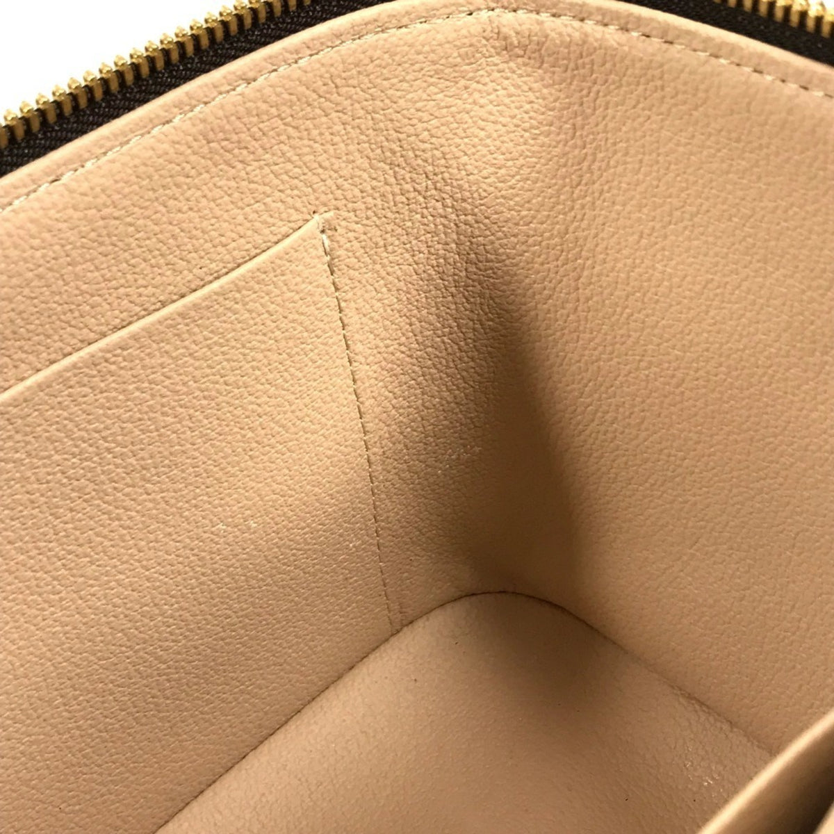 Louis Vuitton Brown Monogram Canvas Handbag Pouch (Pre-Owned)