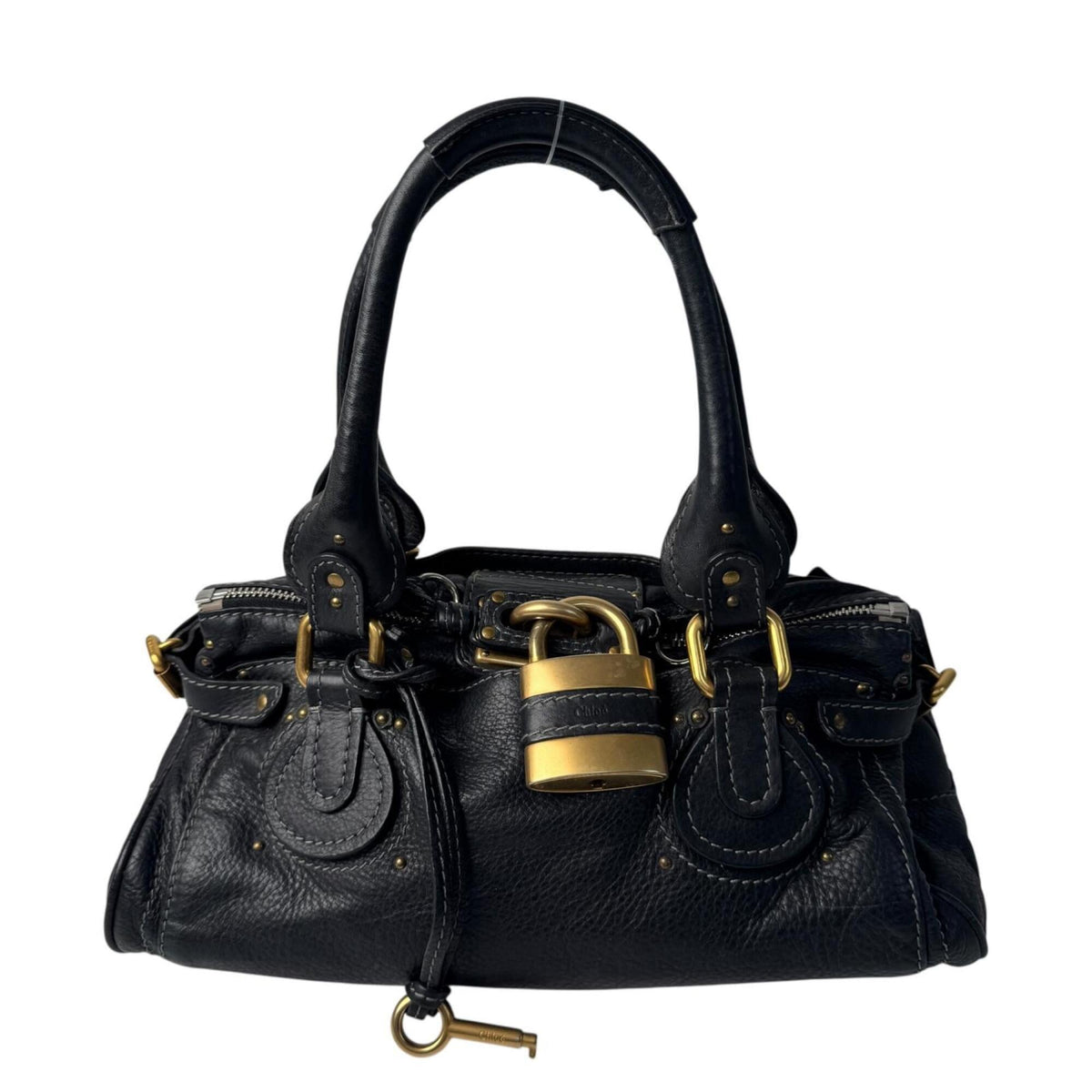 Chloé Black Leather Handbag (Pre-Owned)