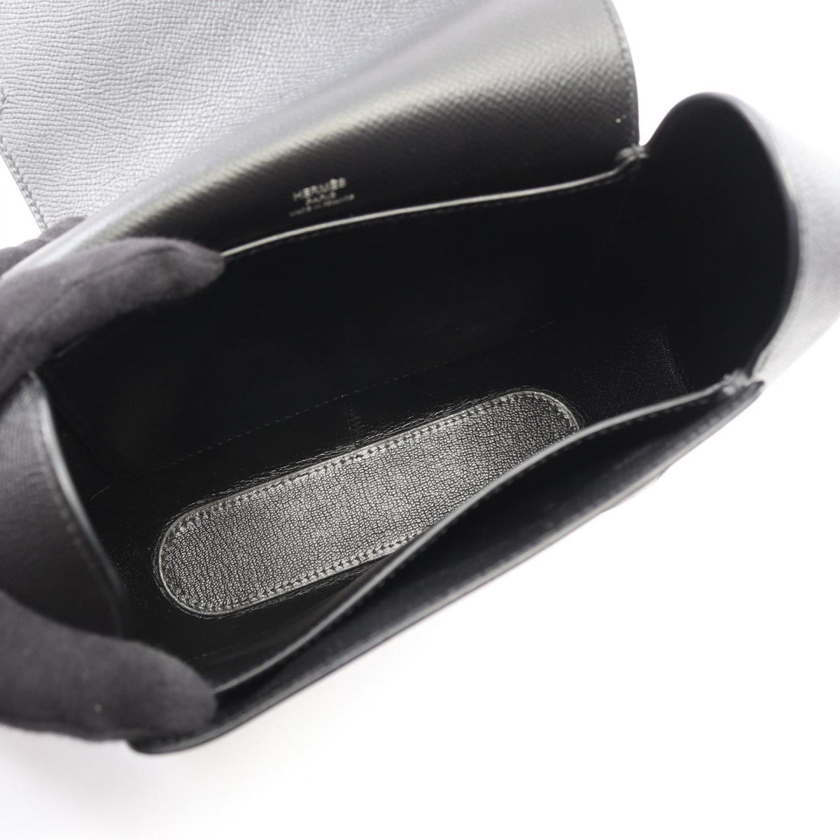 Hermes Black Epsom Leather Leather Shoulder Bag (Pre-Owned)