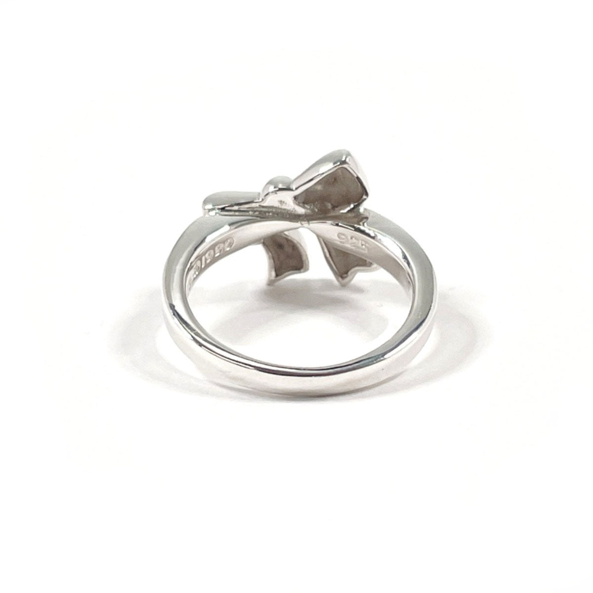 Tiffany Silver Silver 925 Band Ring (Pre-Owned)