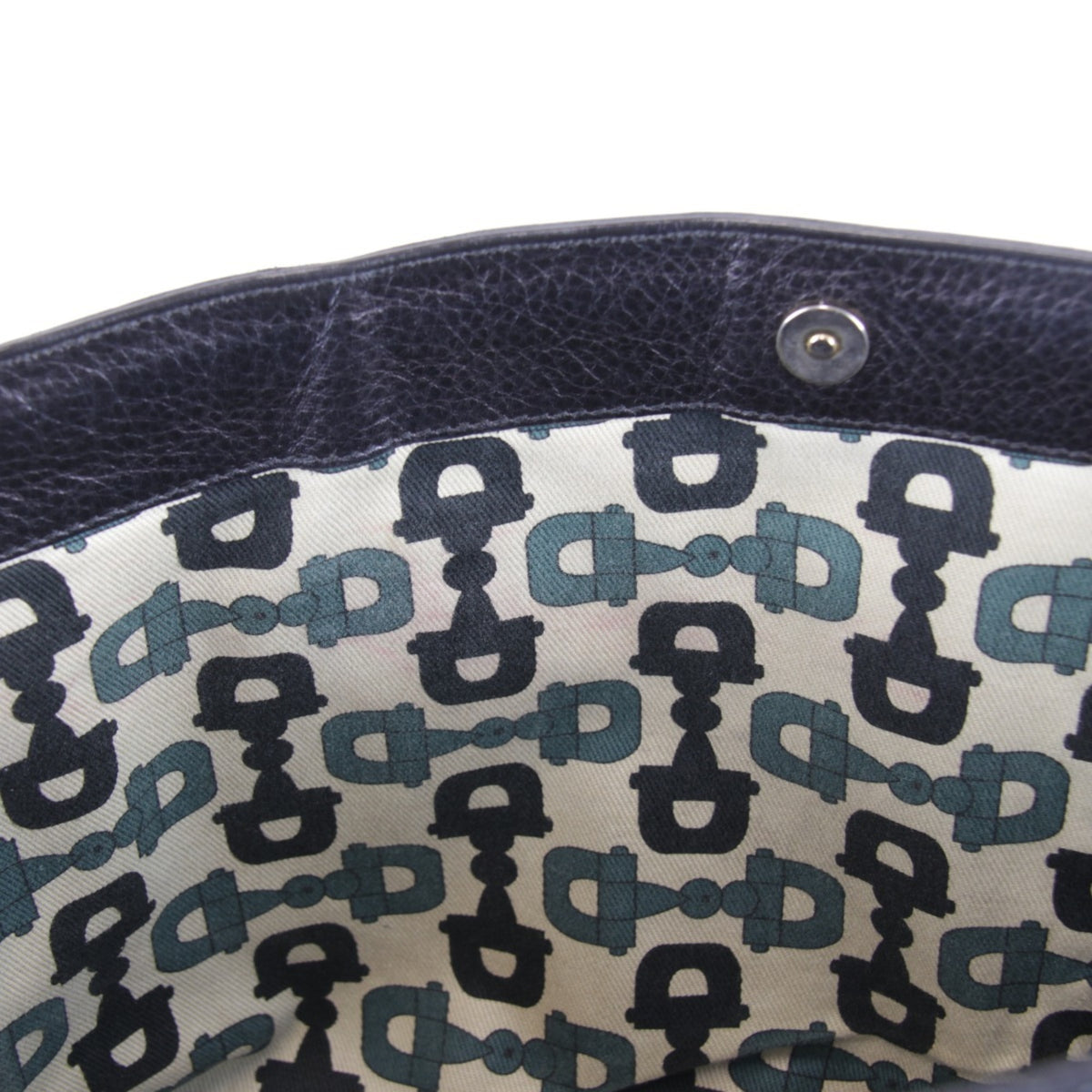 Gucci Guccissima Black Gg Leather Leather Tote Bag (Pre-Owned)