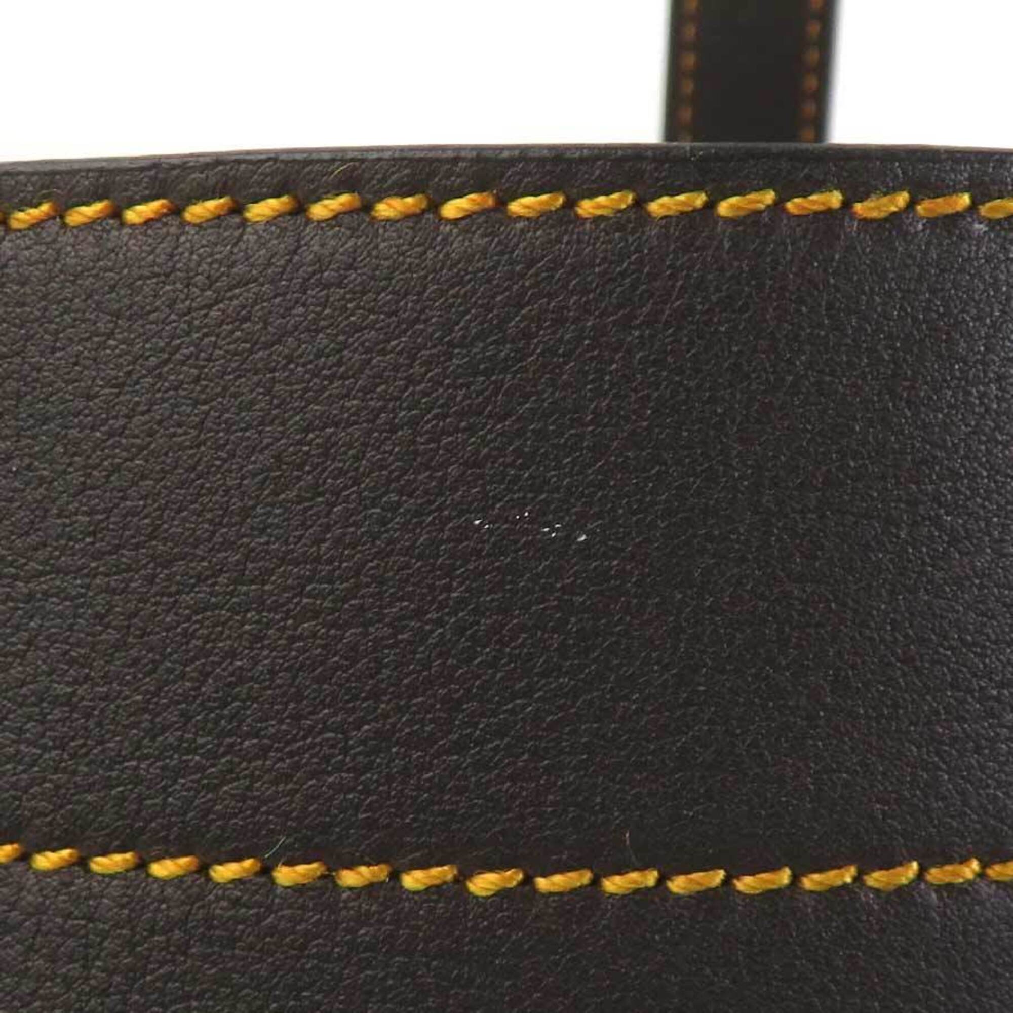 Salvatore Ferragamo Brown Leather Handbag (Pre-Owned)