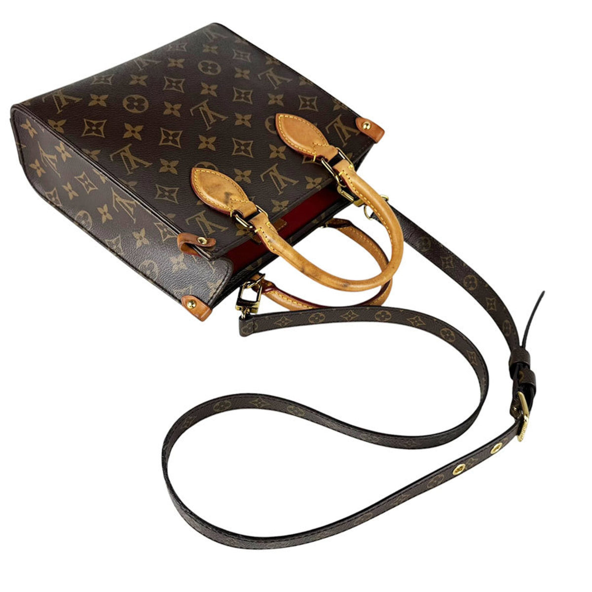 Louis Vuitton Brown Monogram Monogram Handbag Shoulder Bag (Pre-Owned)