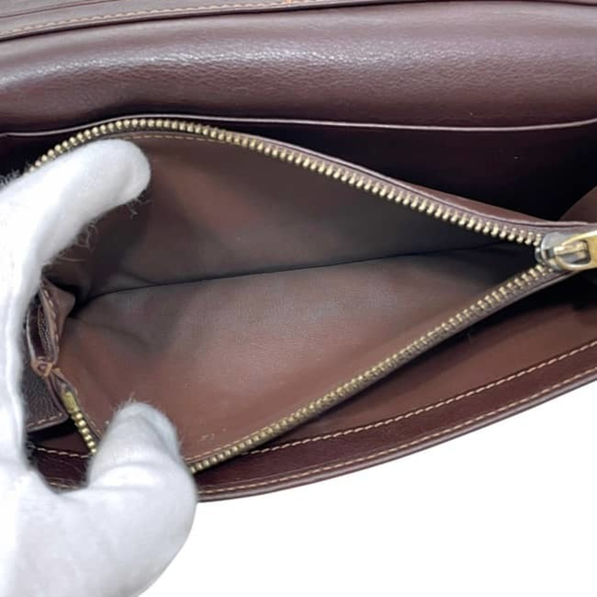Celine Blue Brown Denim Leather Long Wallet (Bi-Fold) (Pre-Owned)