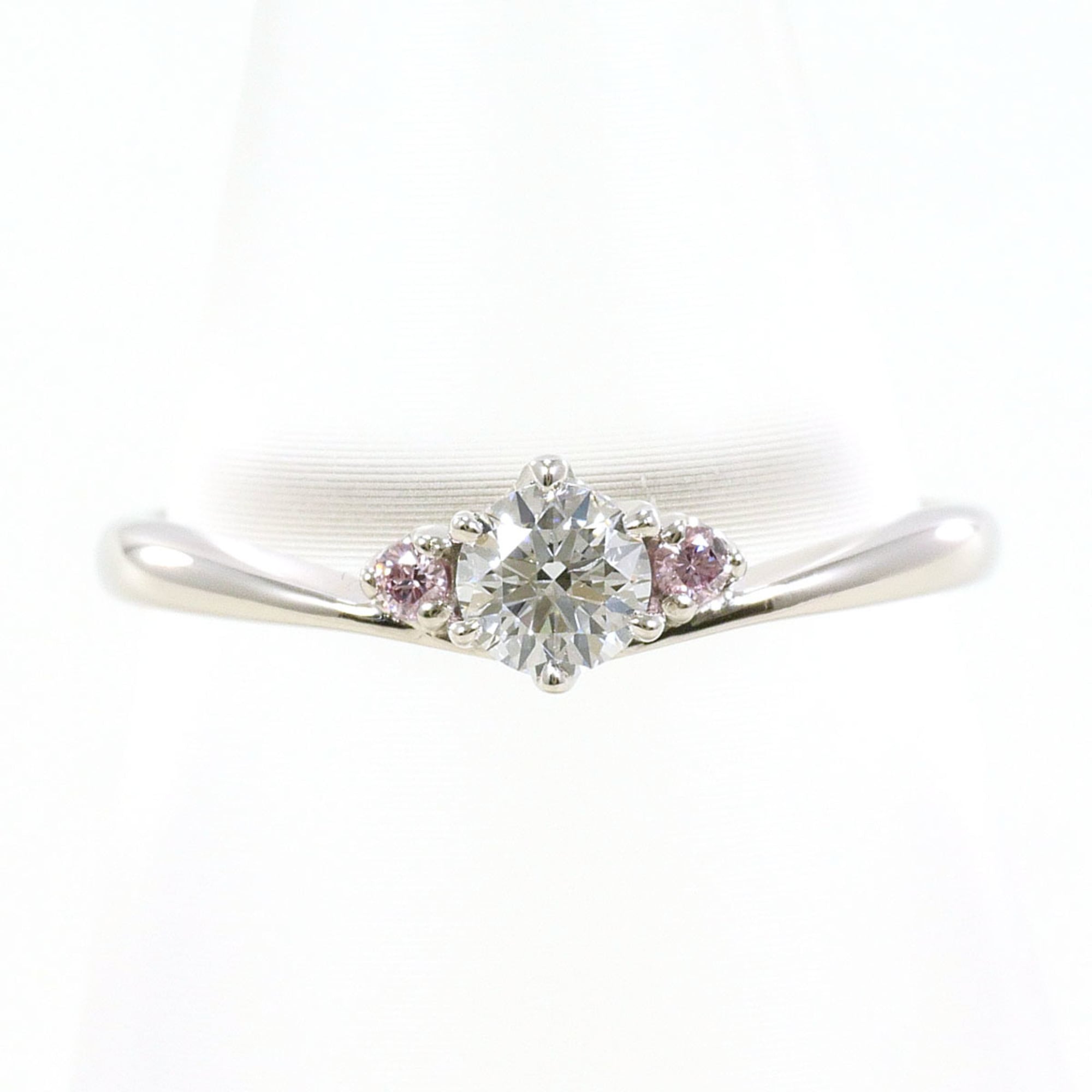 Unbranded Pink Platinum Platinum 900 Band Ring (Pre-Owned)
