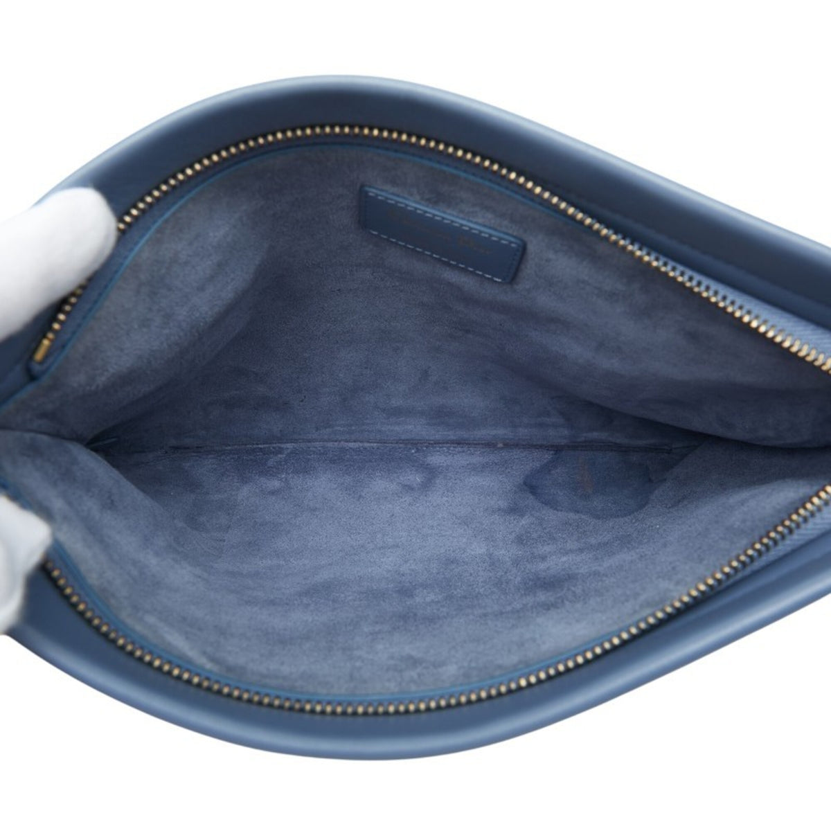 Christian Dior Blue Leather Clutch Bag (Pre-Owned)