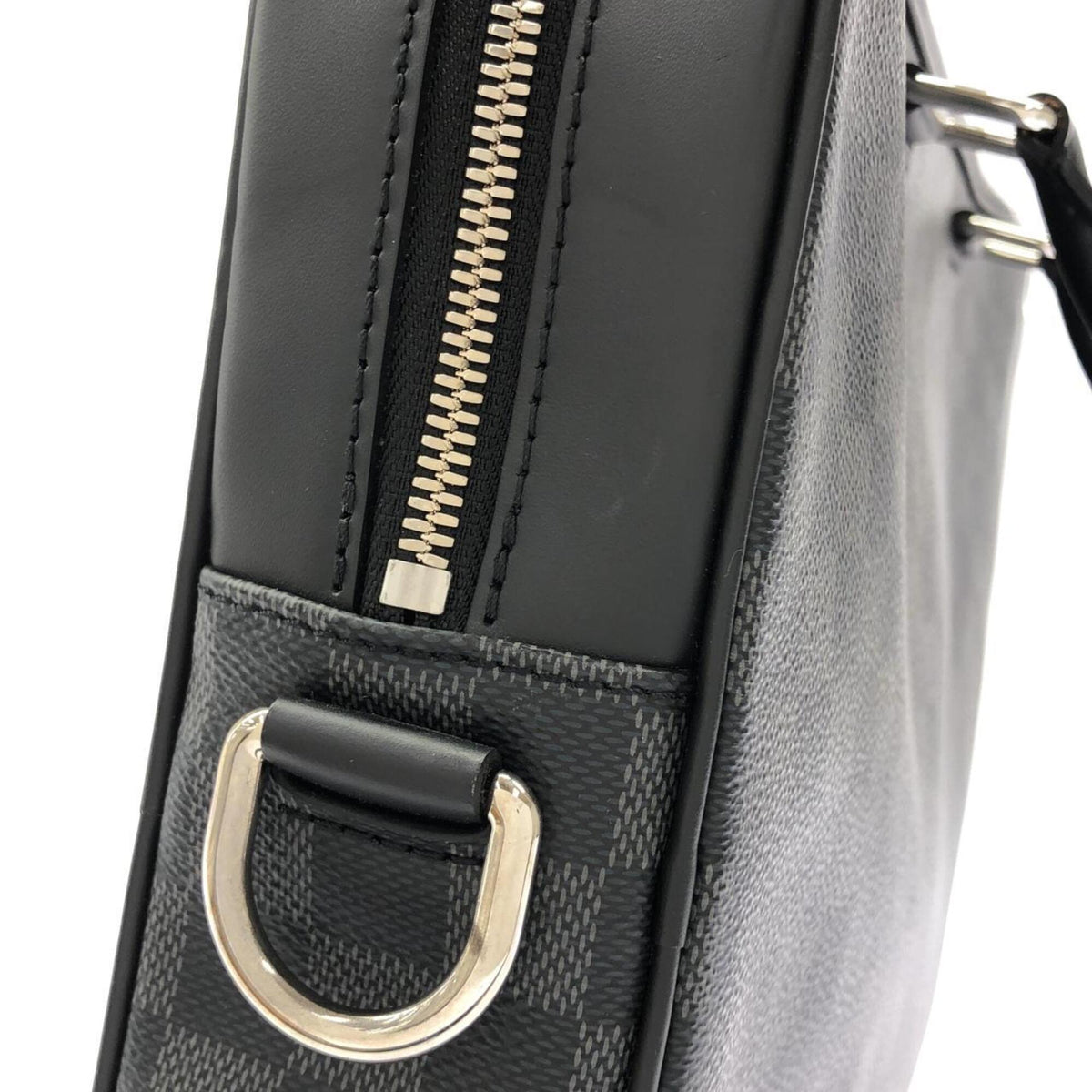 Louis Vuitton Graphite Coated Canvas Handbag (Pre-Owned)