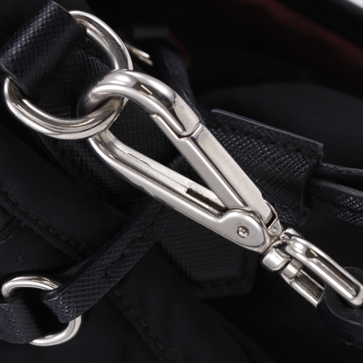 Prada Black Nylon Shoulder Bag (Pre-Owned)