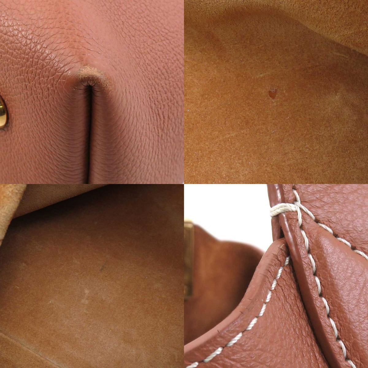 Louis Vuitton Cognac Leather Shoulder Bag (Pre-Owned)