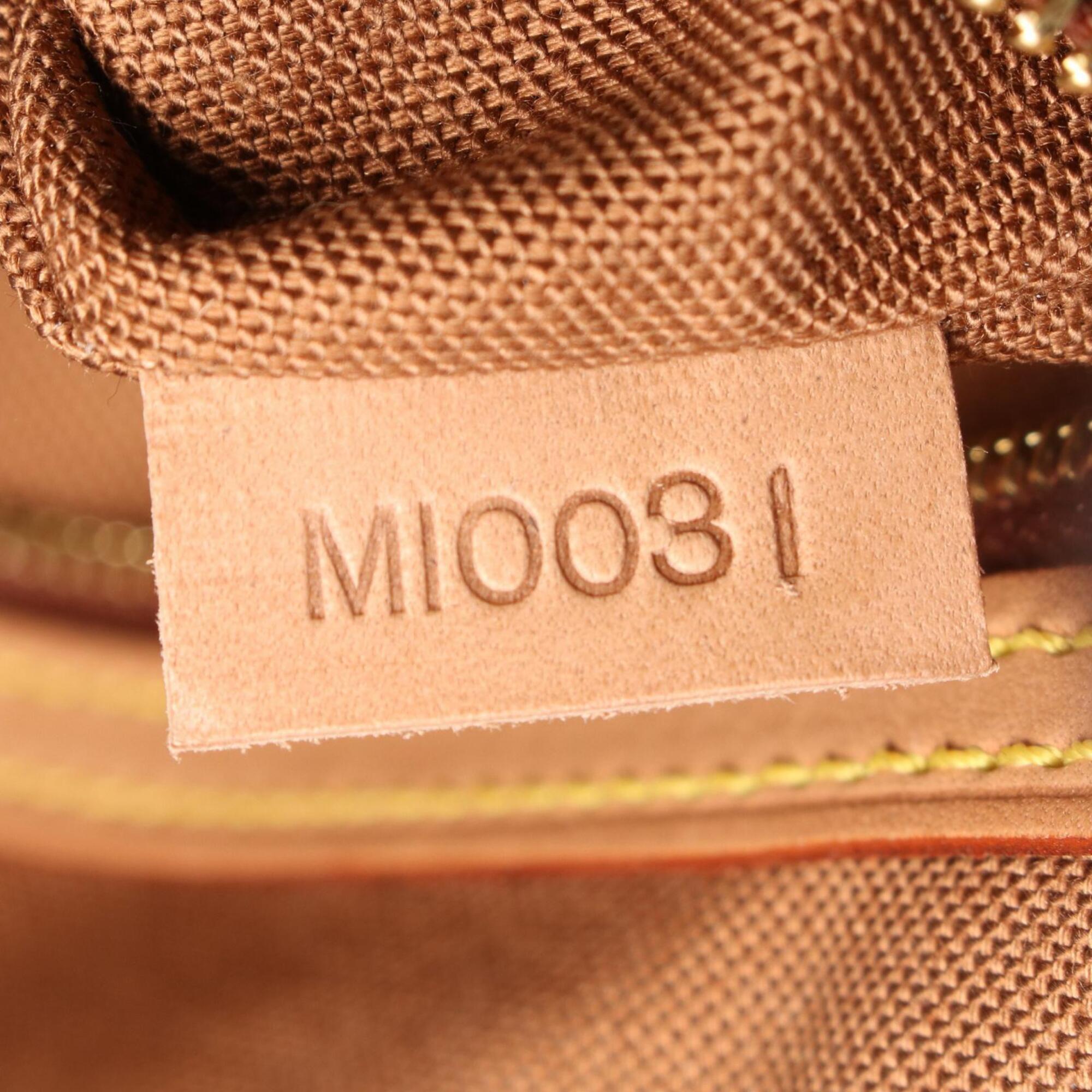 Louis Vuitton Brown Coated Canvas Pvc Monogram Leather Handbag (Pre-Owned)