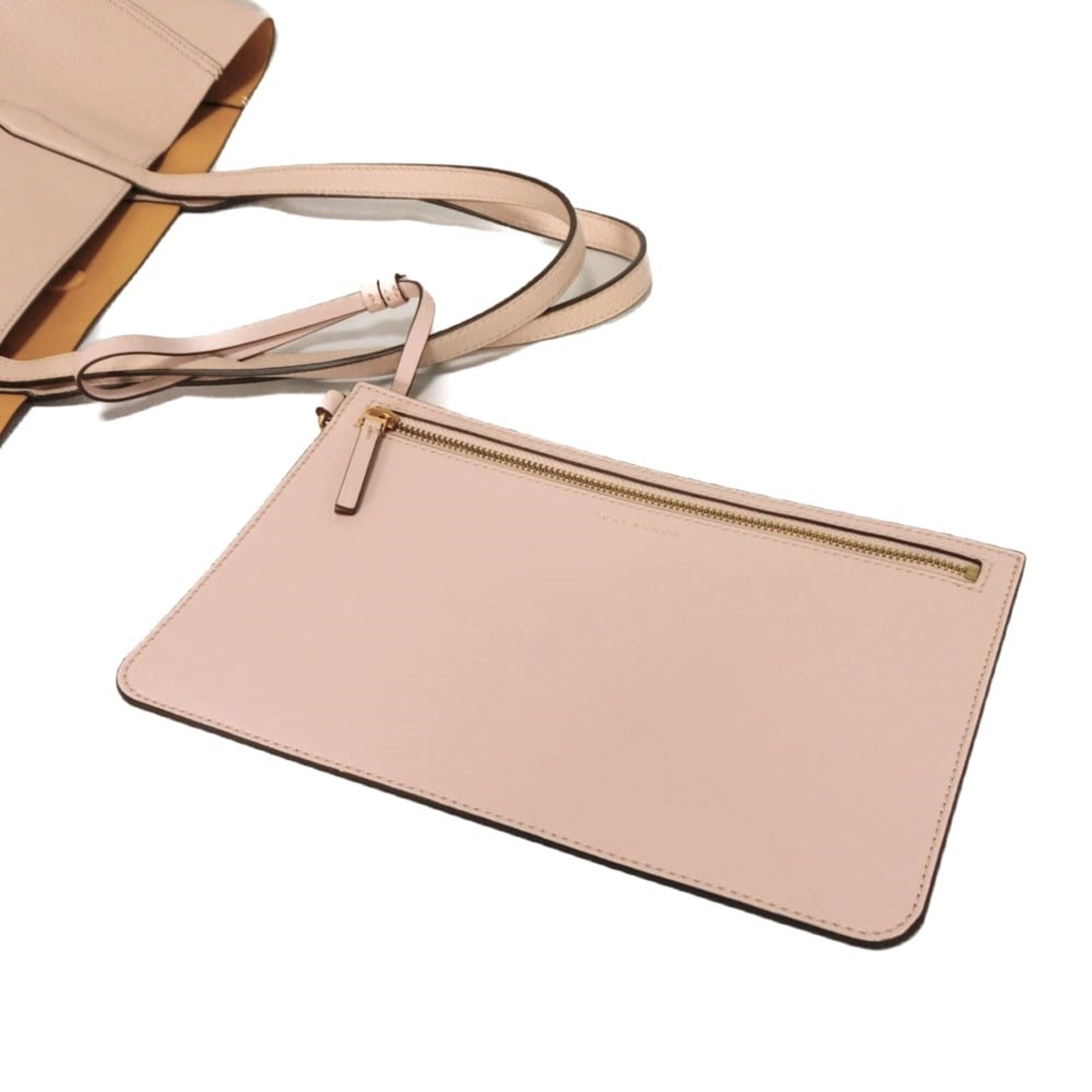 Tory Burch Pink Leather Tote Bag (Pre-Owned)