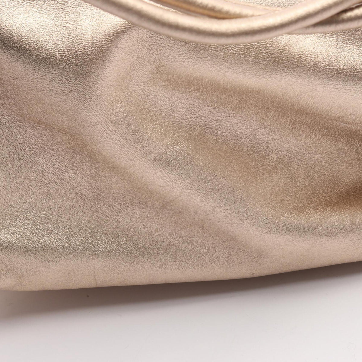 Loewe Gold Leather Handbag (Pre-Owned)