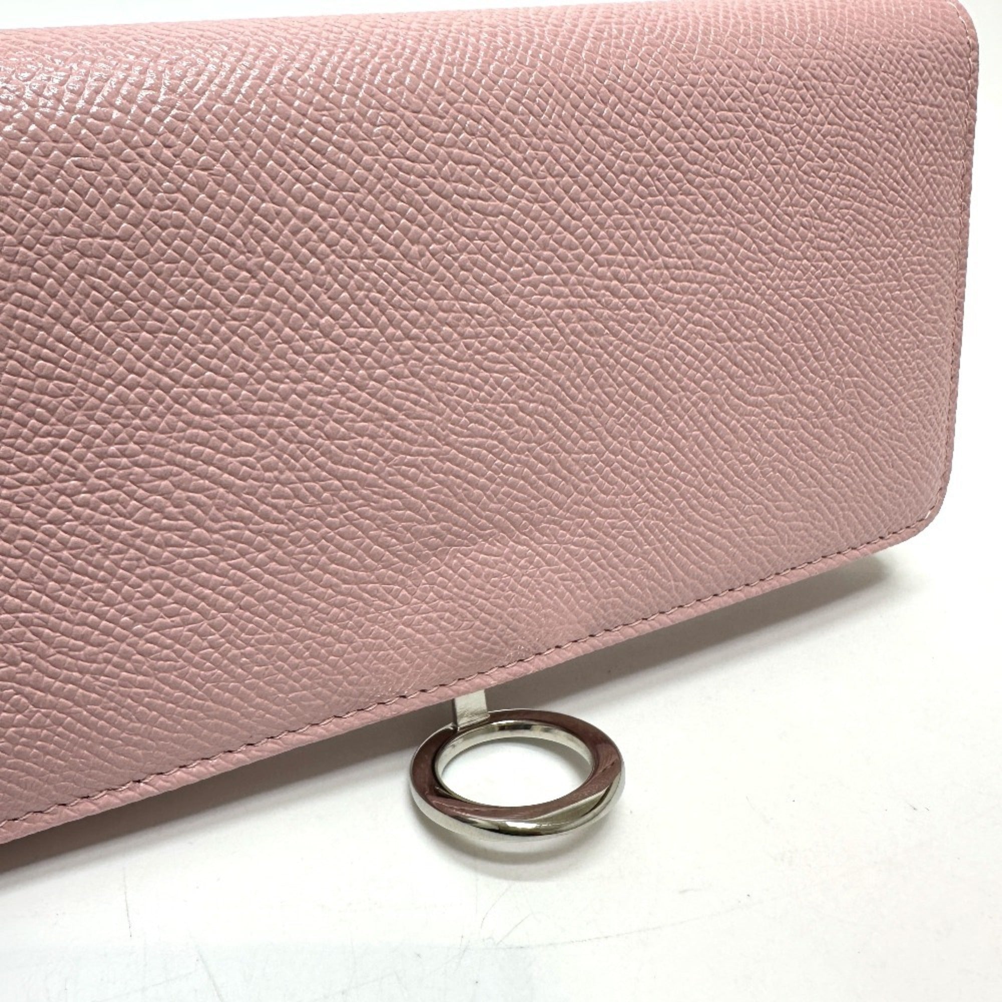 Bvlgari Pink Leather Coin Purse/Coin Case (Pre-Owned)