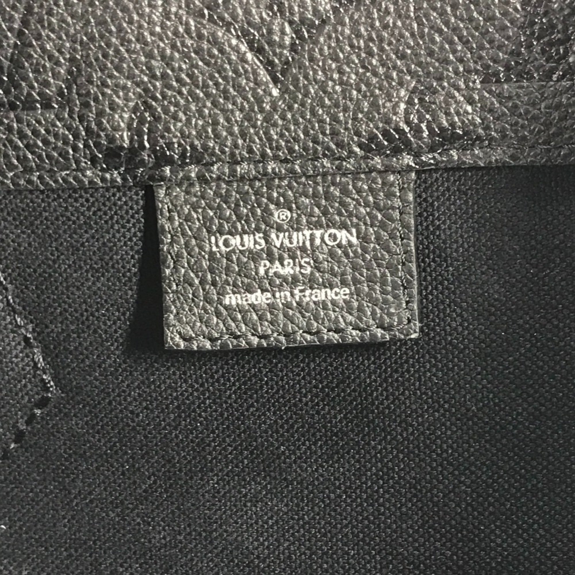 Louis Vuitton Black Noir Monogram Empreinte Shoulder Bag Tote Bag (Pre-Owned)
