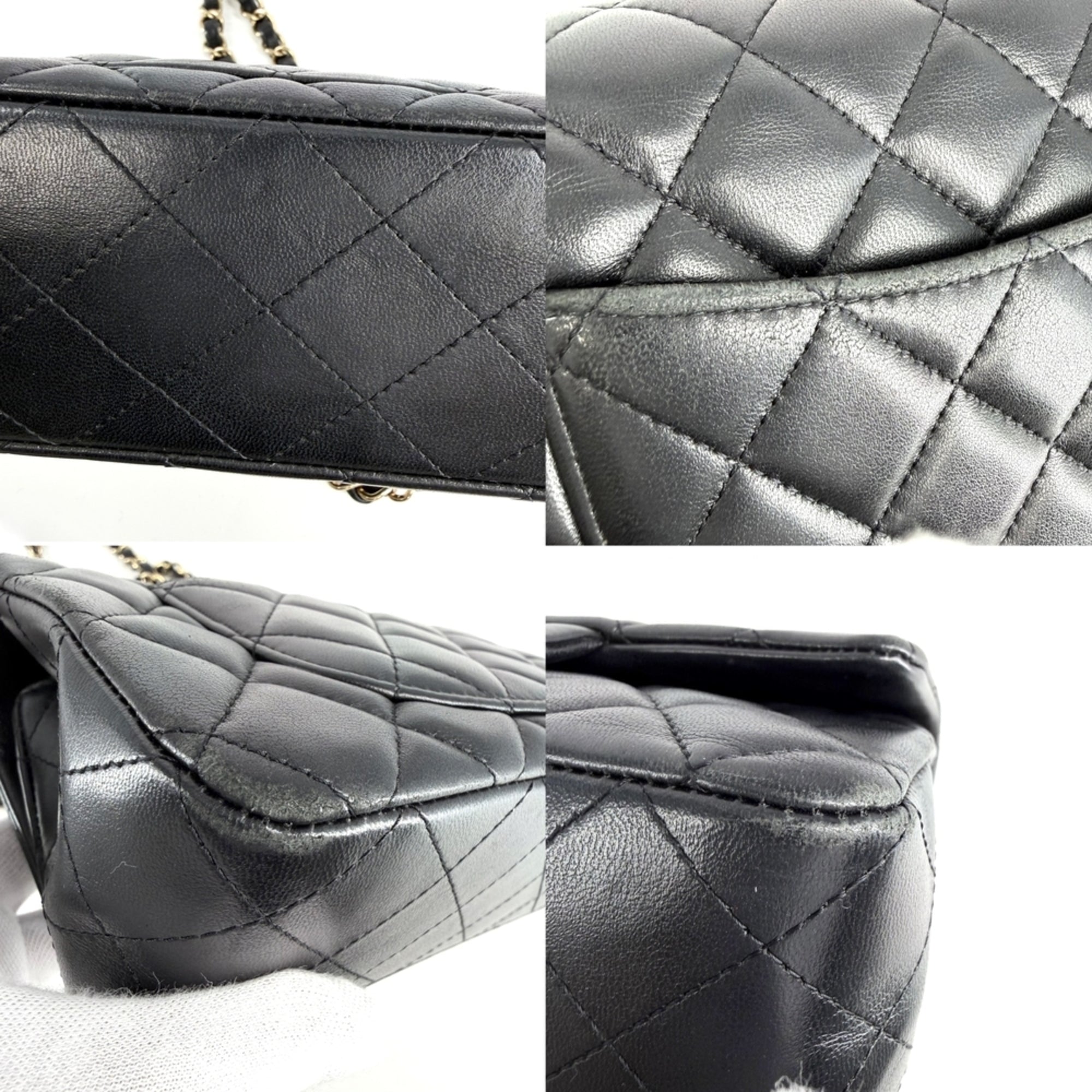 Chanel Black Leather Shoulder Bag (Pre-Owned)