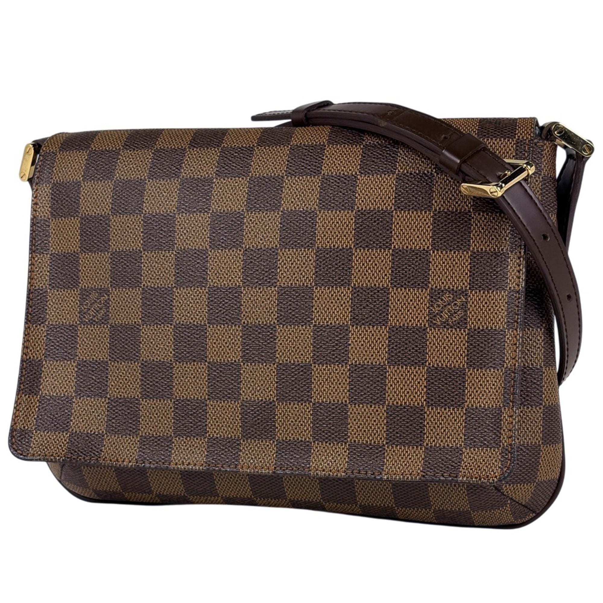 Louis Vuitton Damier Brown Damier Canvas Shoulder Bag (Pre-Owned)