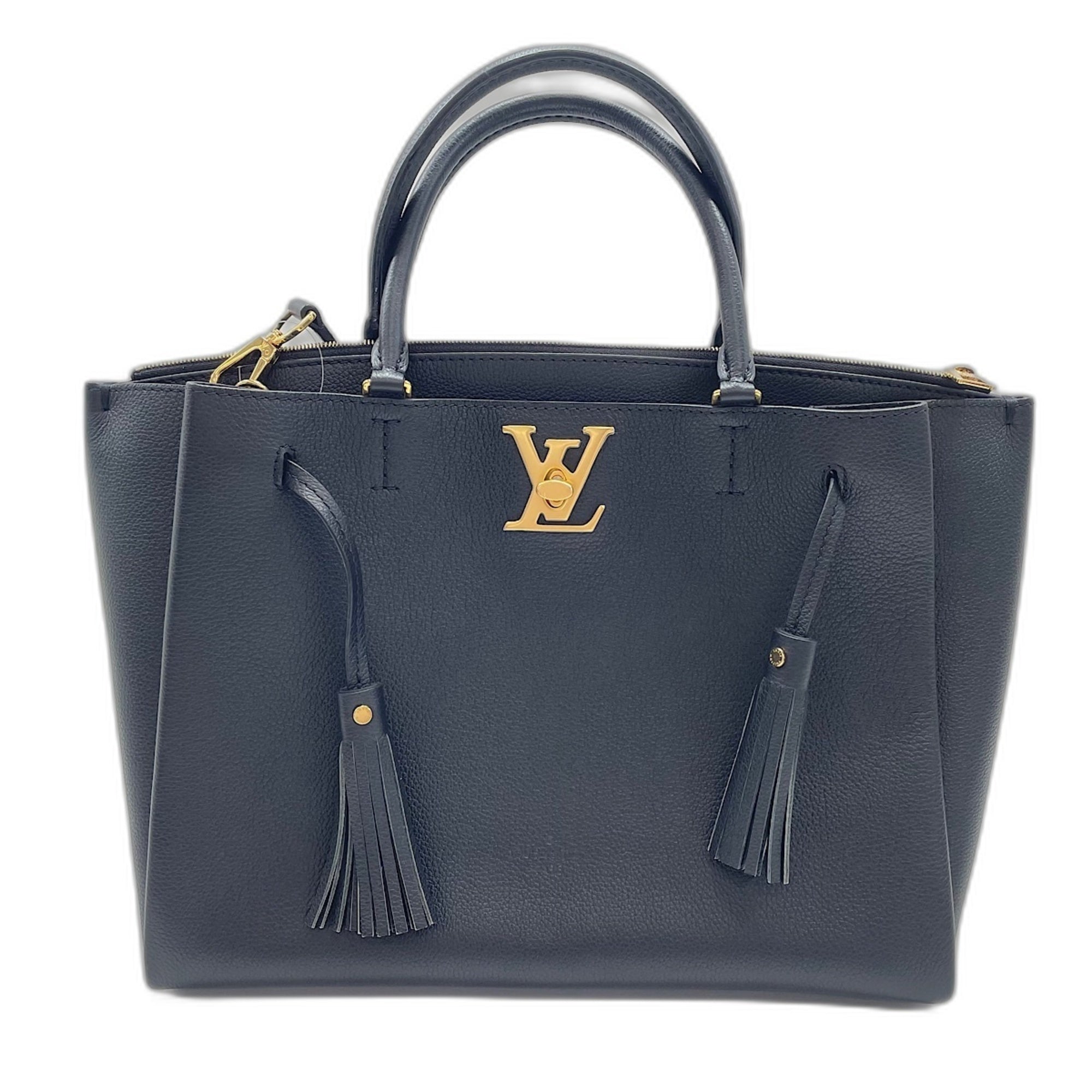 Louis Vuitton Black Handbag (Pre-Owned)