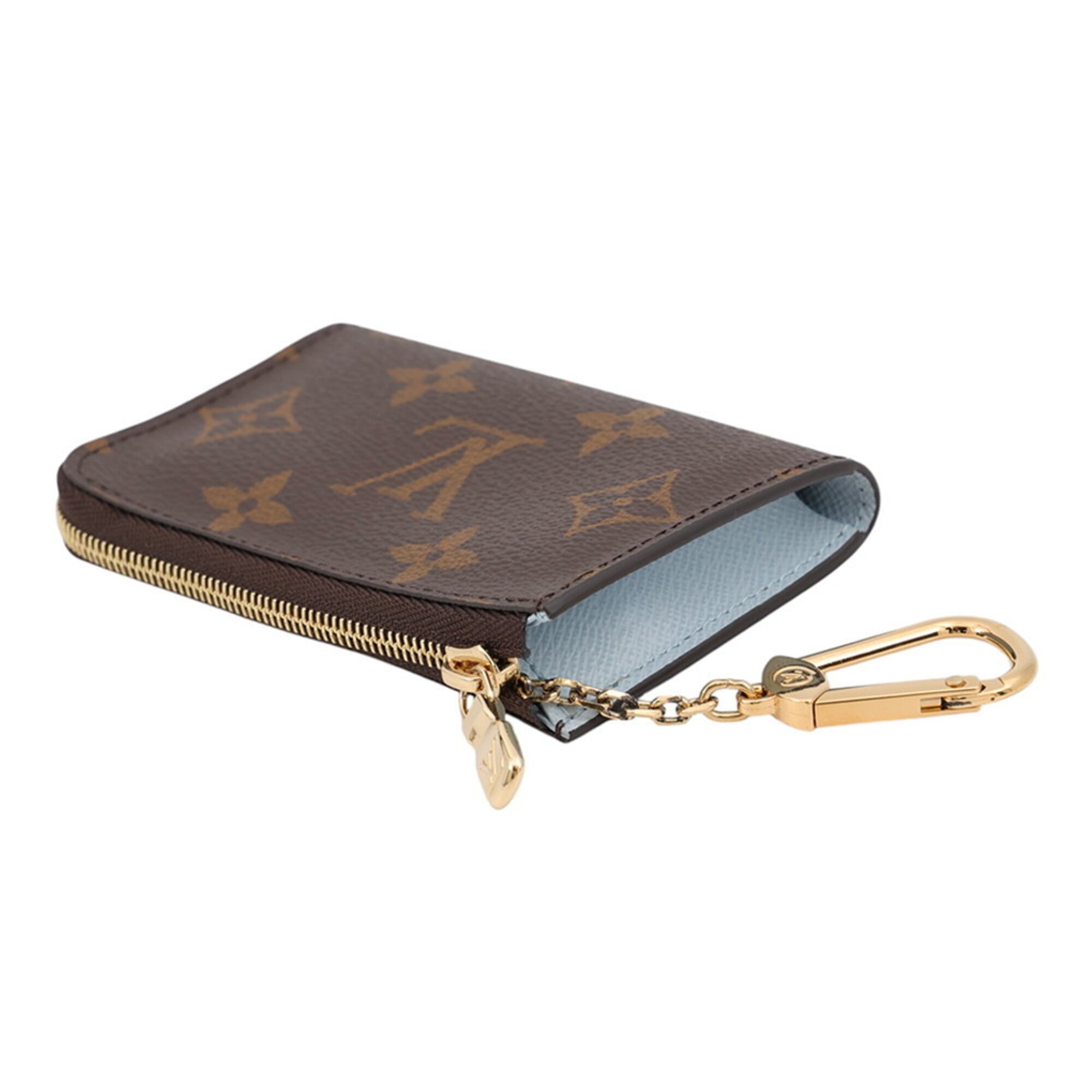 Louis Vuitton Blue Monogram Coin Purse/Coin Case (Pre-Owned)