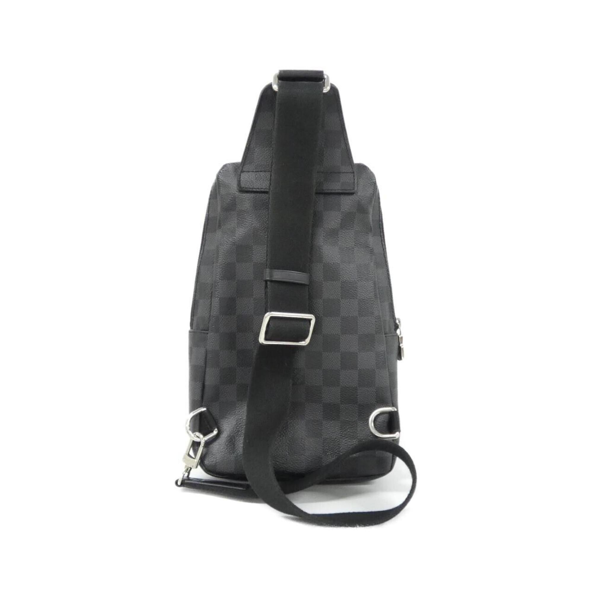 Louis Vuitton Graphite Coated Canvas Shoulder Bag (Pre-Owned)