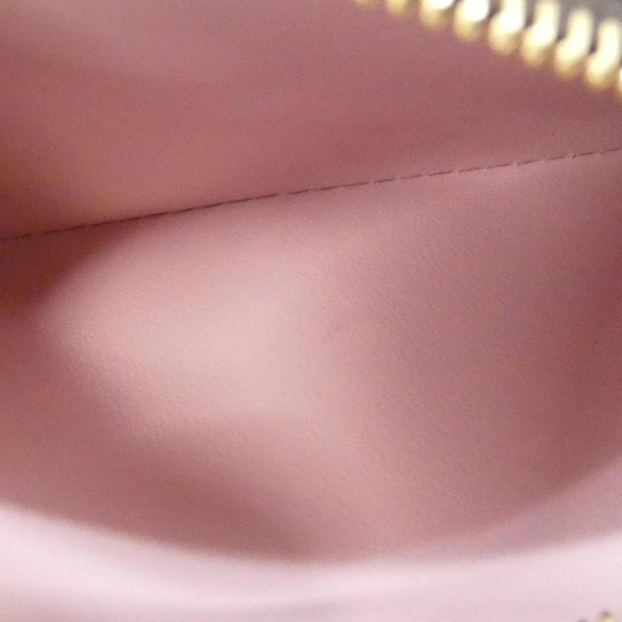 Louis Vuitton Damier Ebene Rose Ballerine Coated Canvas Wallet (Tri-Fold) (Pre-Owned)