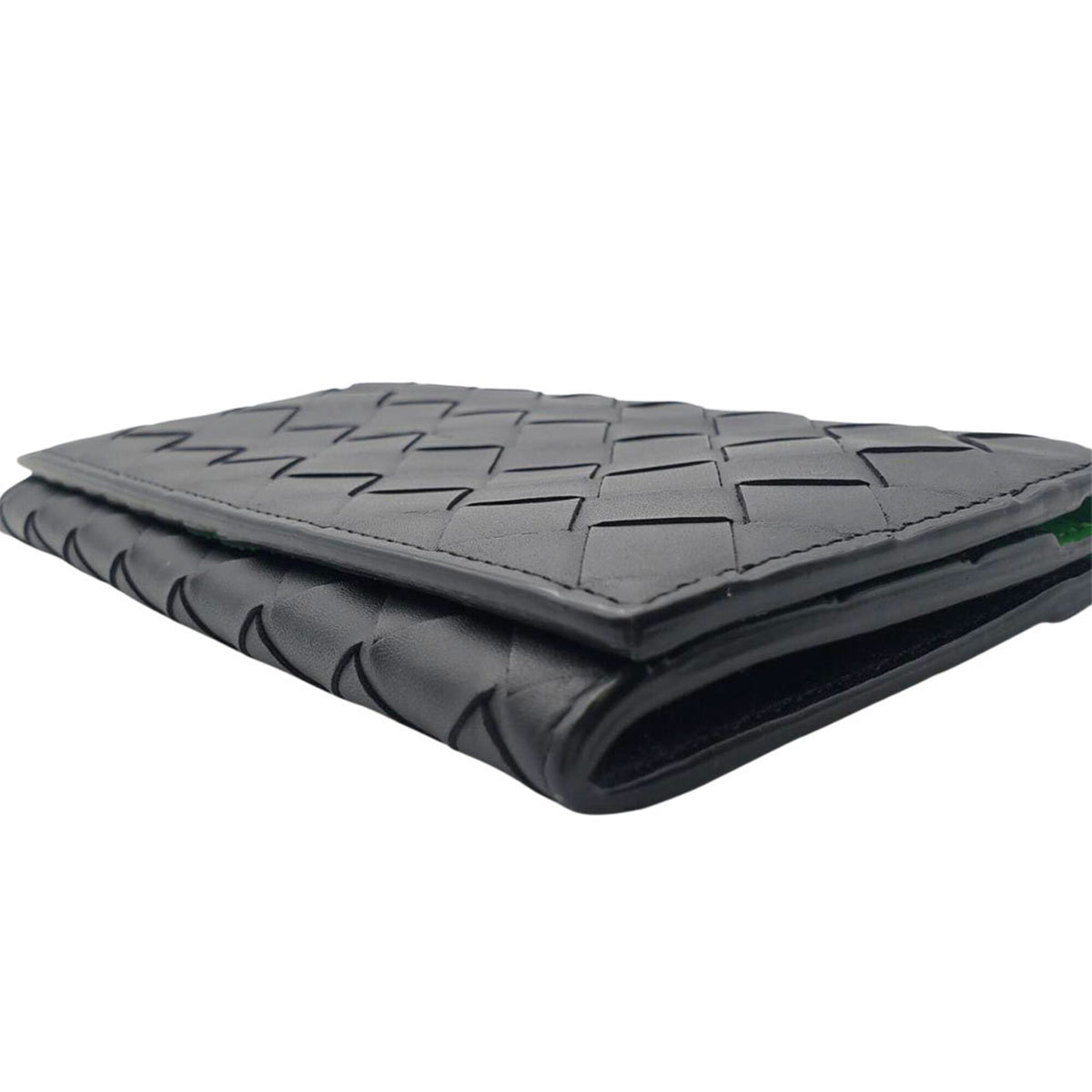 Bottega Veneta Black Green Leather (Pre-Owned)