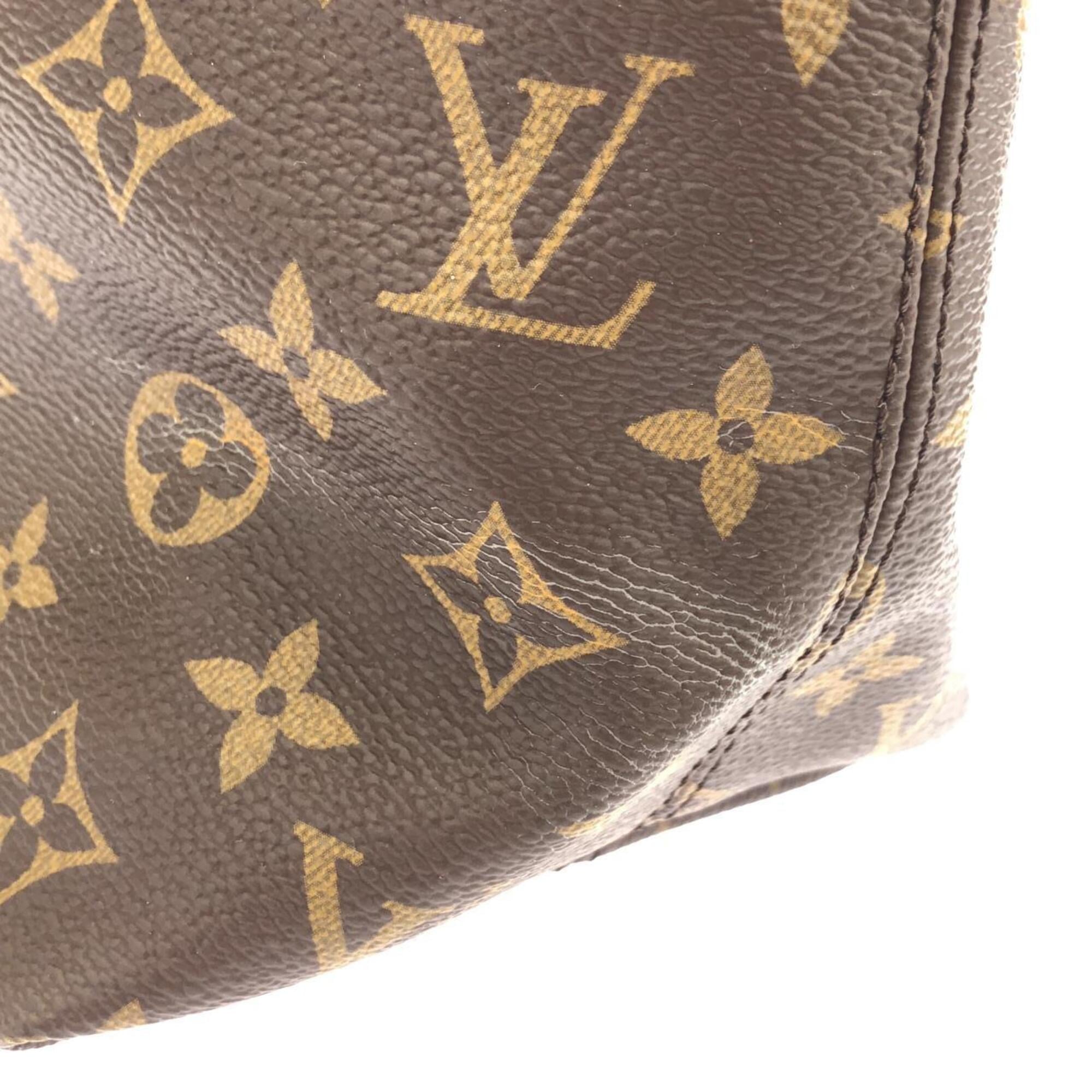 Louis Vuitton Brown Coated Canvas Handbag (Pre-Owned)