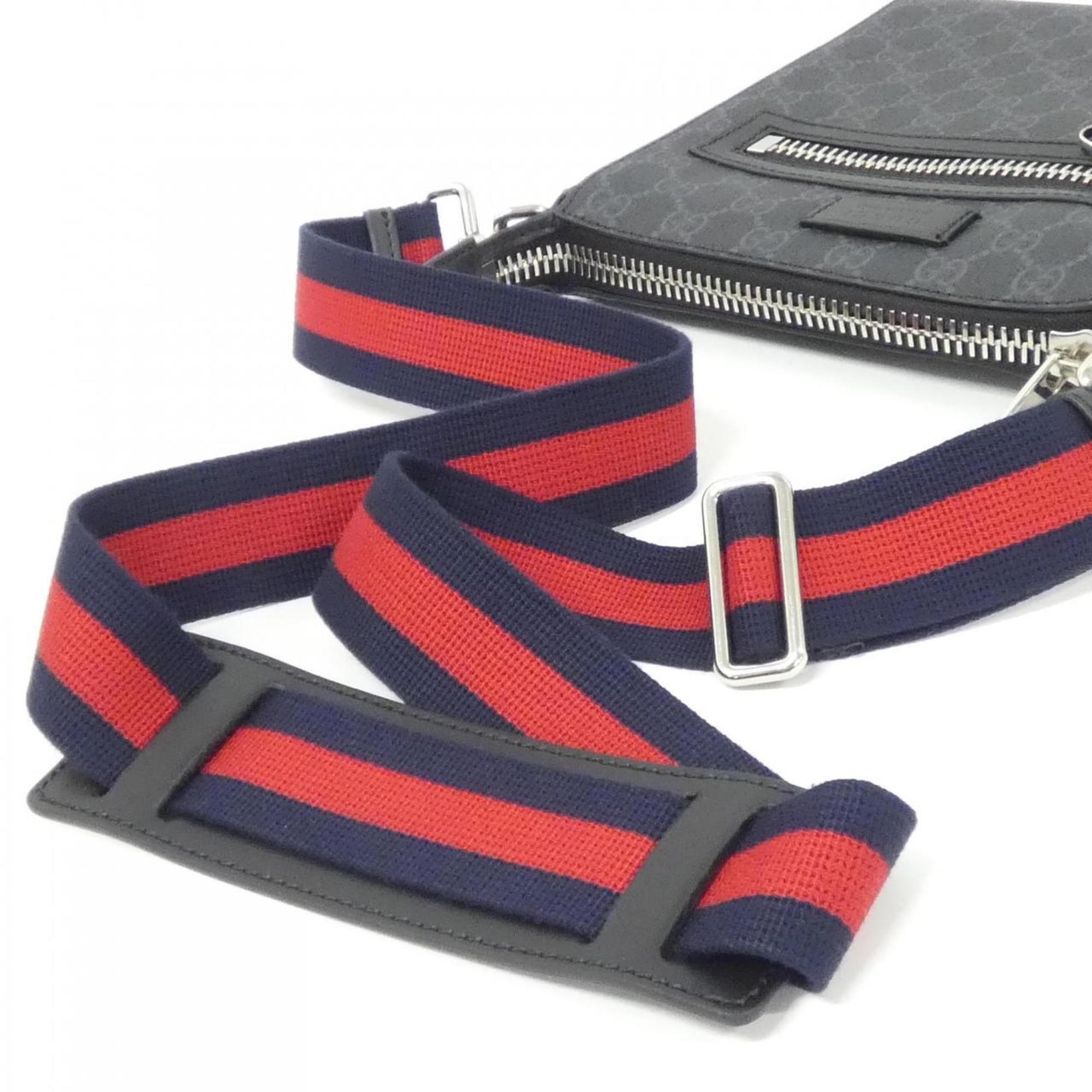Gucci Black Gg Supreme Shoulder Bag (Pre-Owned)