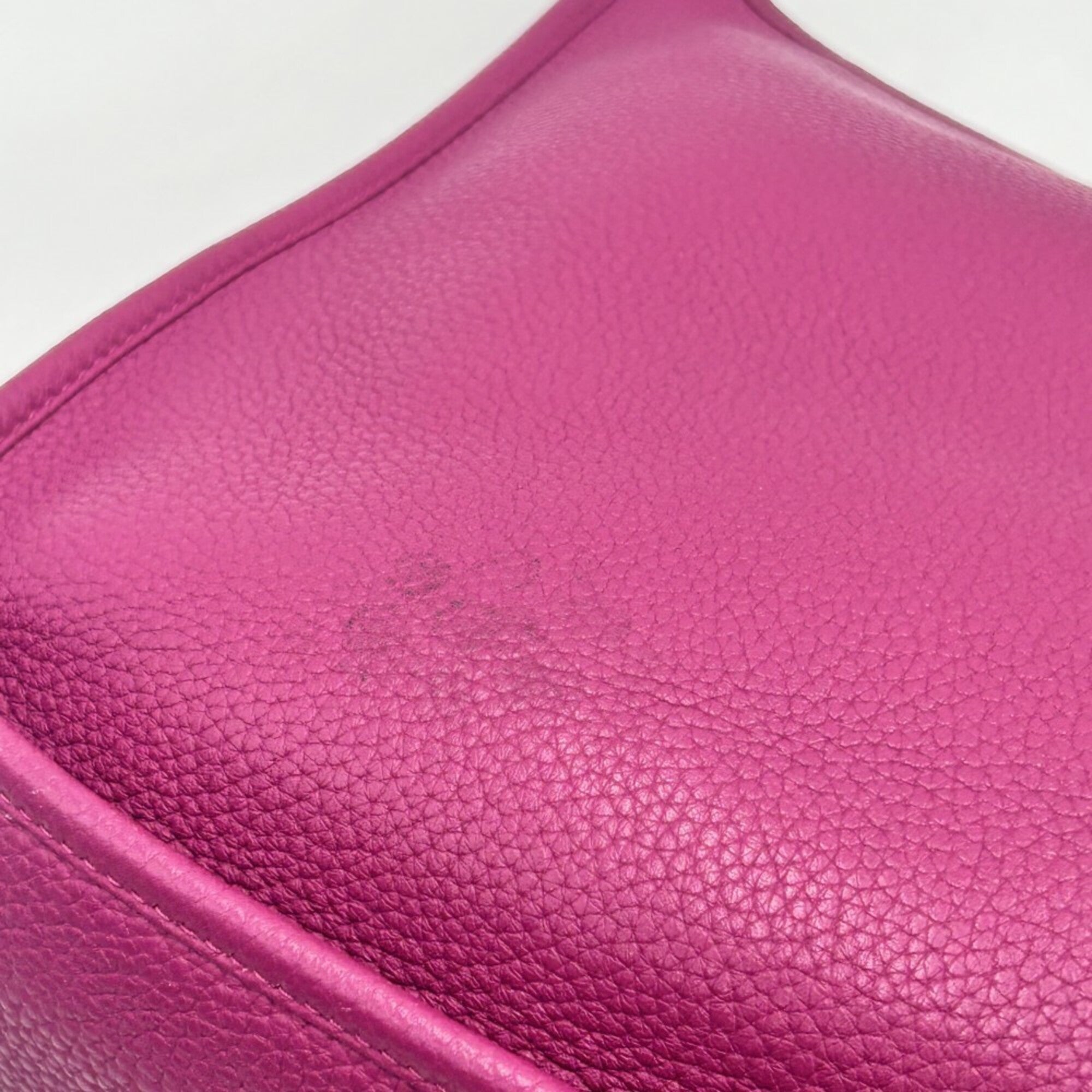 Hermes Pink Purple Leather Shoulder Bag (Pre-Owned)