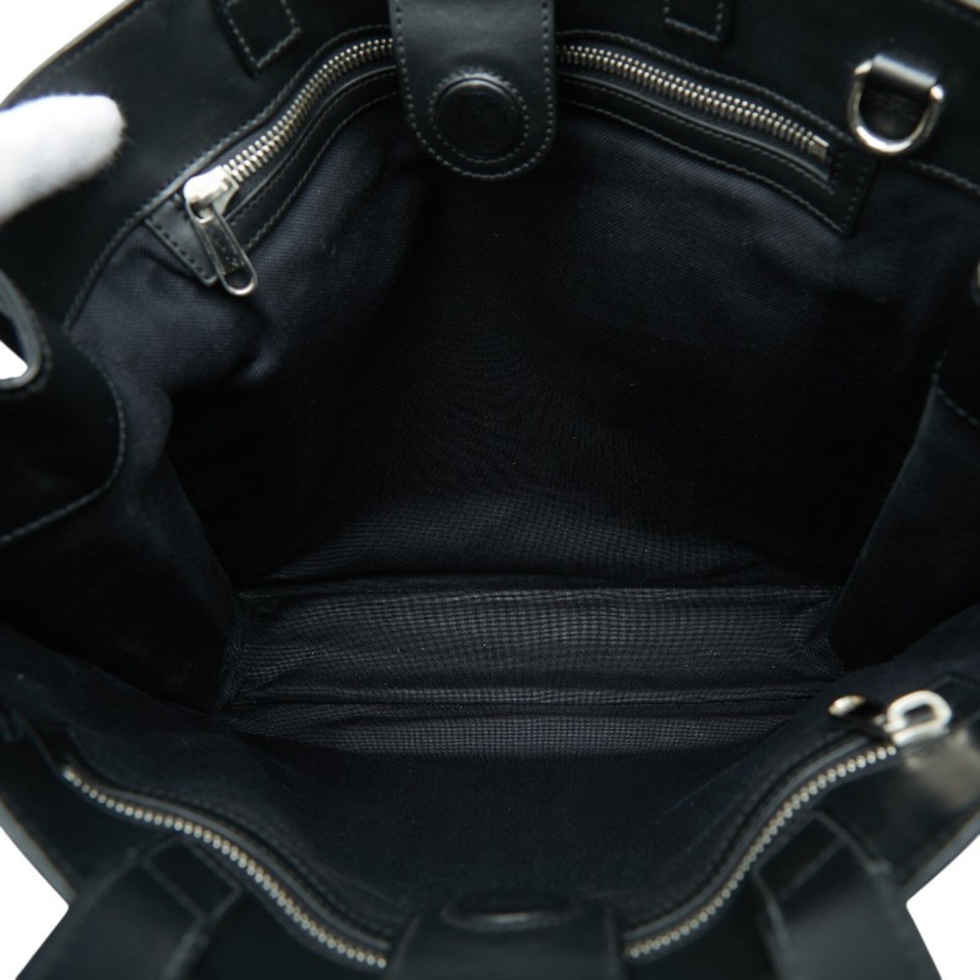 Gucci Black Pvc Leather Shoulder Bag Tote Bag (Pre-Owned)