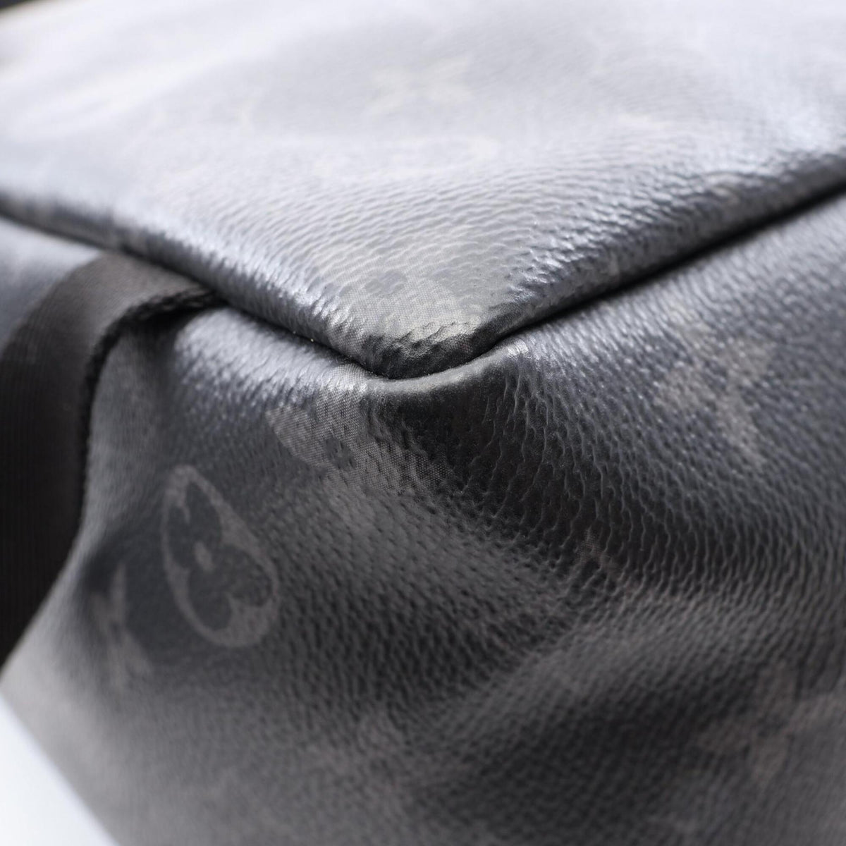 Louis Vuitton Black Monogram Eclipse Monogram Eclipse Leather Backpack (Pre-Owned)