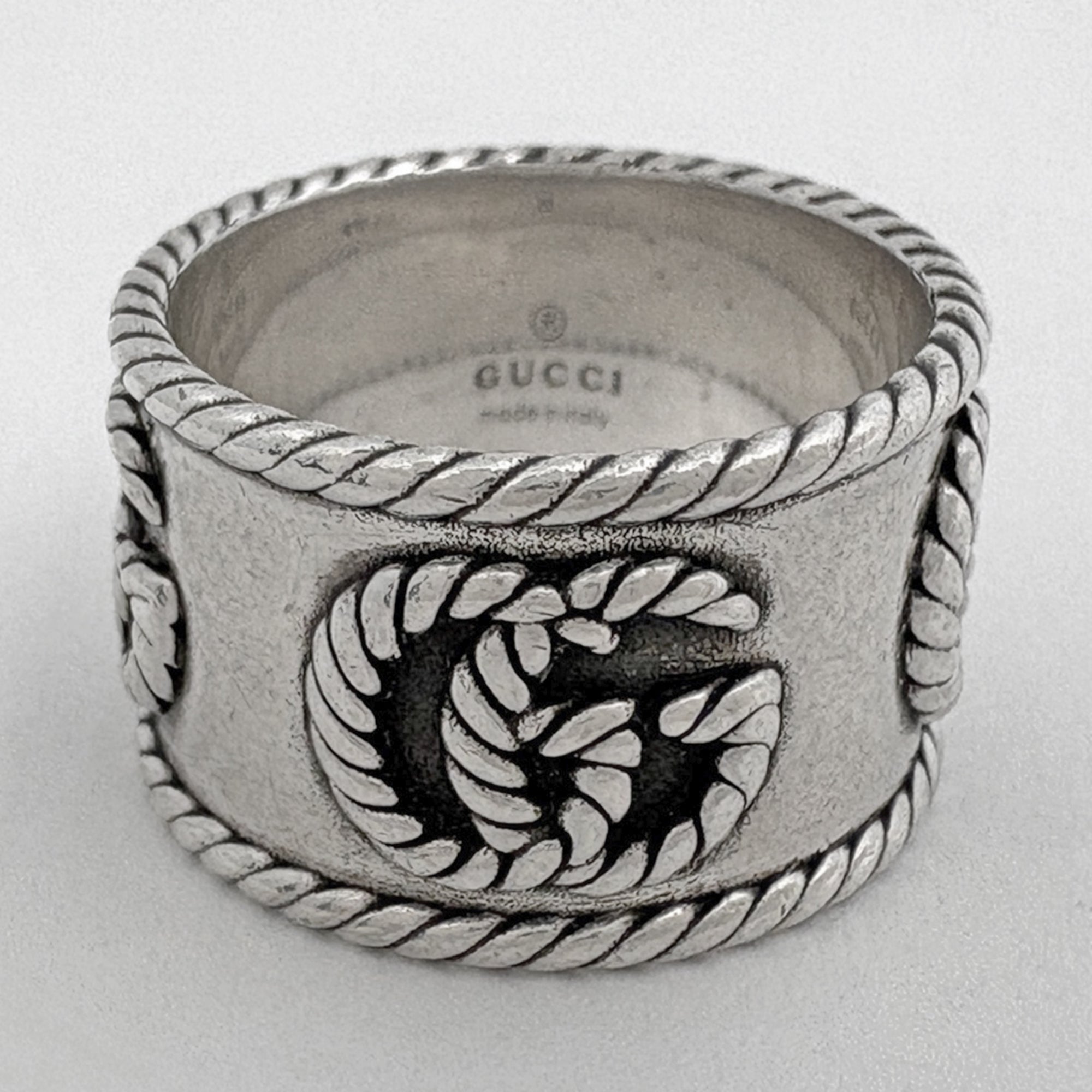 Gucci Silver Silver 925 Band Ring (Pre-Owned)