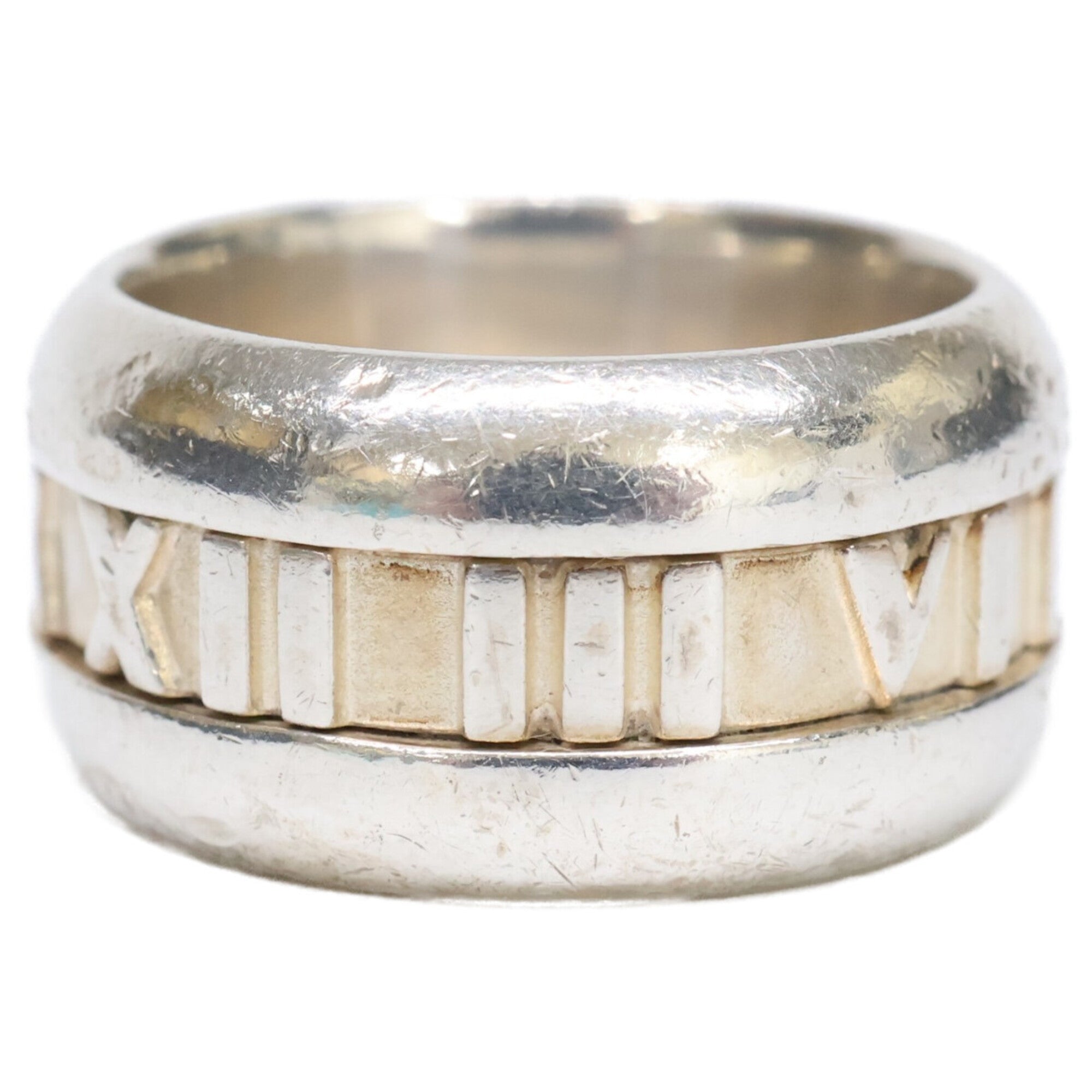 Tiffany Silver Silver 925 Band Ring (Pre-Owned)