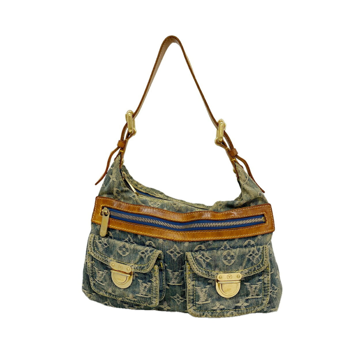 Louis Vuitton Blue Shoulder Bag (Pre-Owned)