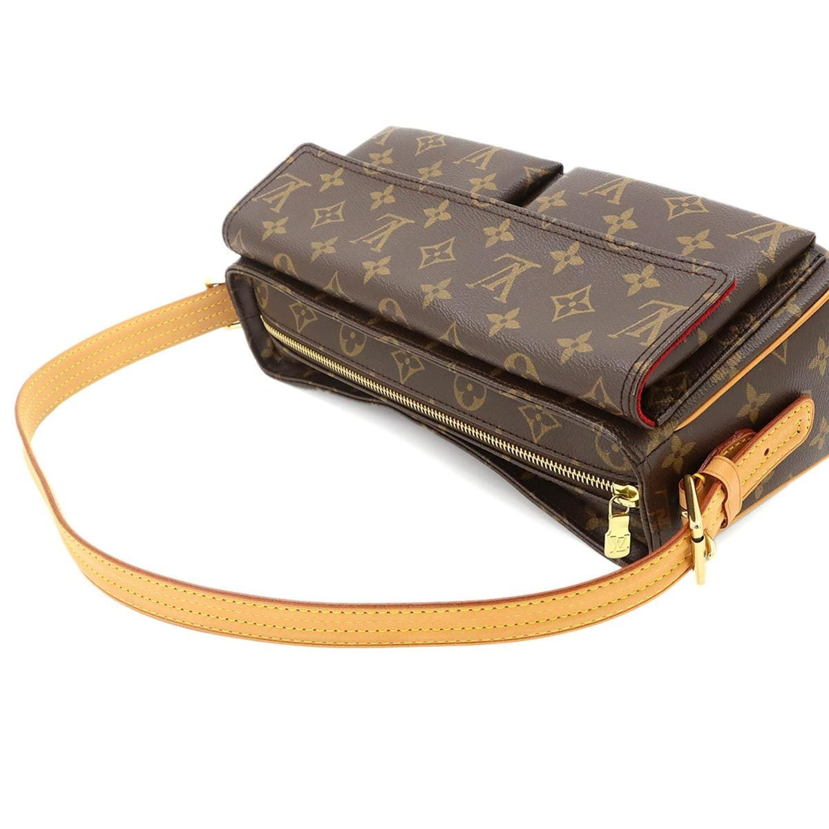 Louis Vuitton Brown Monogram Monogram Handbag Shoulder Bag (Pre-Owned)