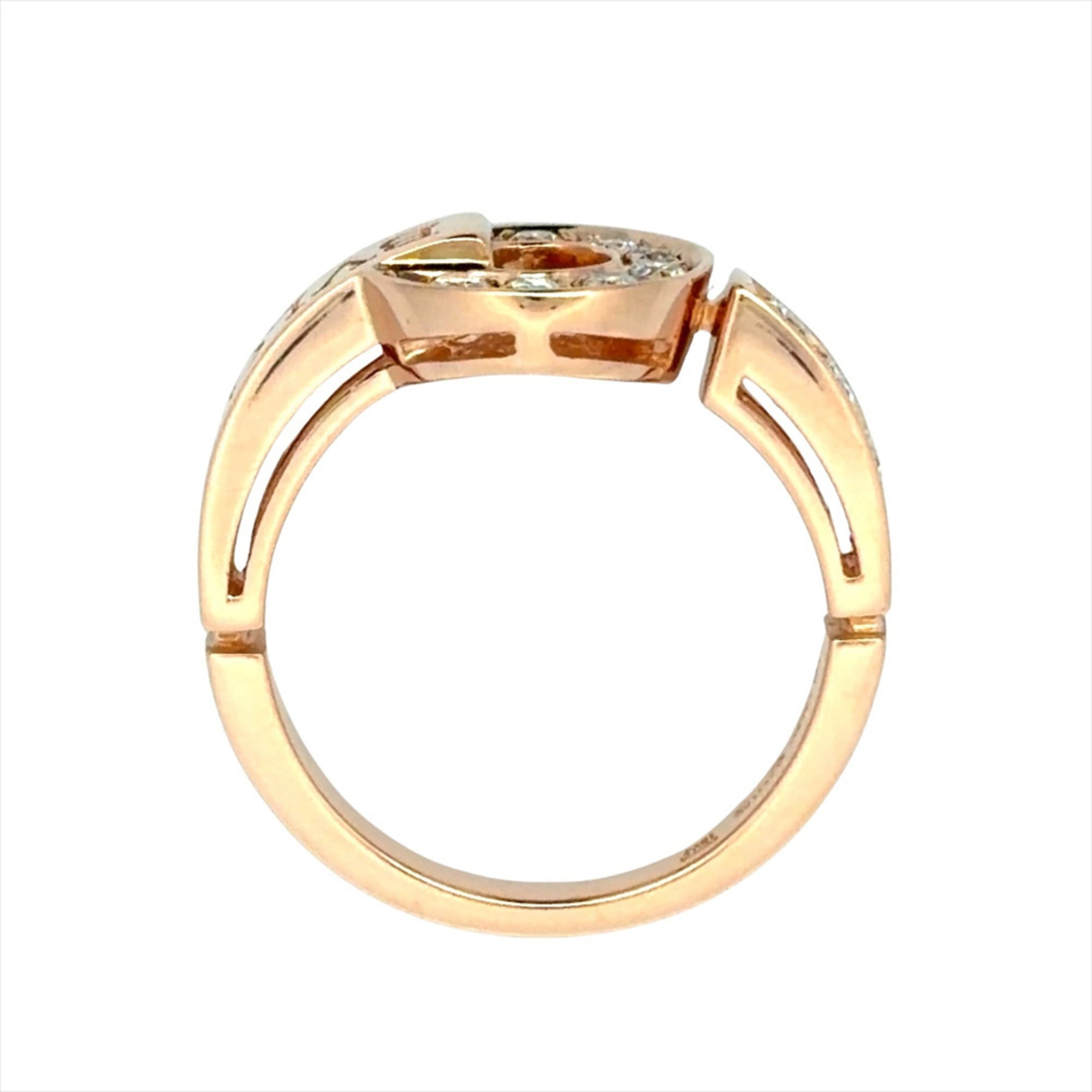 Bvlgari Bvlgari Bvlgari Pink Gold (18K) Band Ring (Pre-Owned)