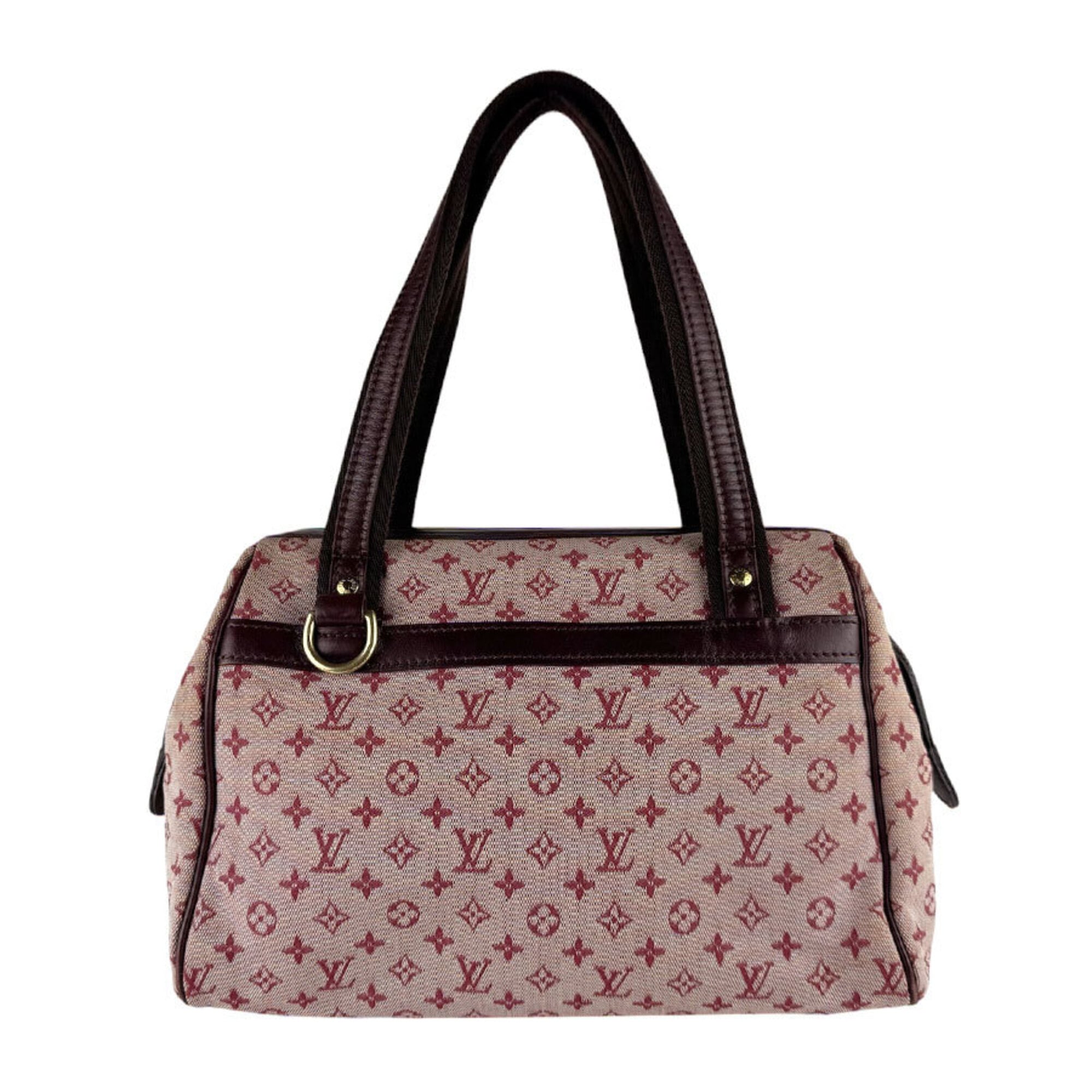 Louis Vuitton Burgundy Monogram Mini Handbag (Pre-Owned)