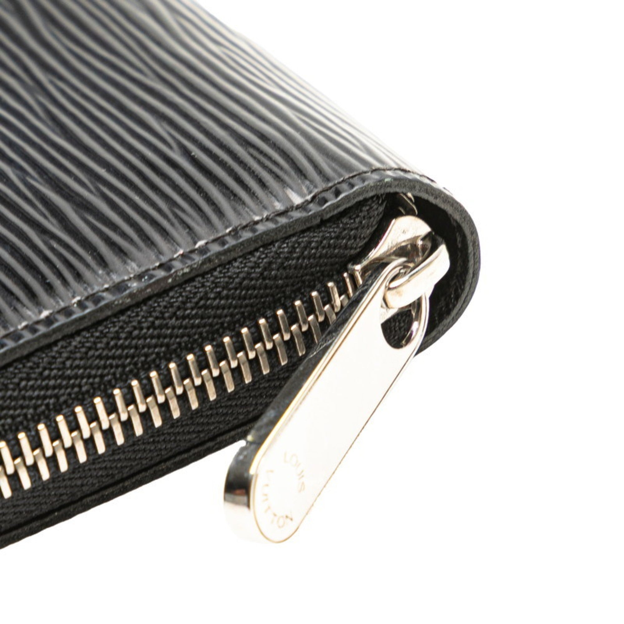 Louis Vuitton Epi Black Leather Long Wallet (Bi-Fold) (Pre-Owned)