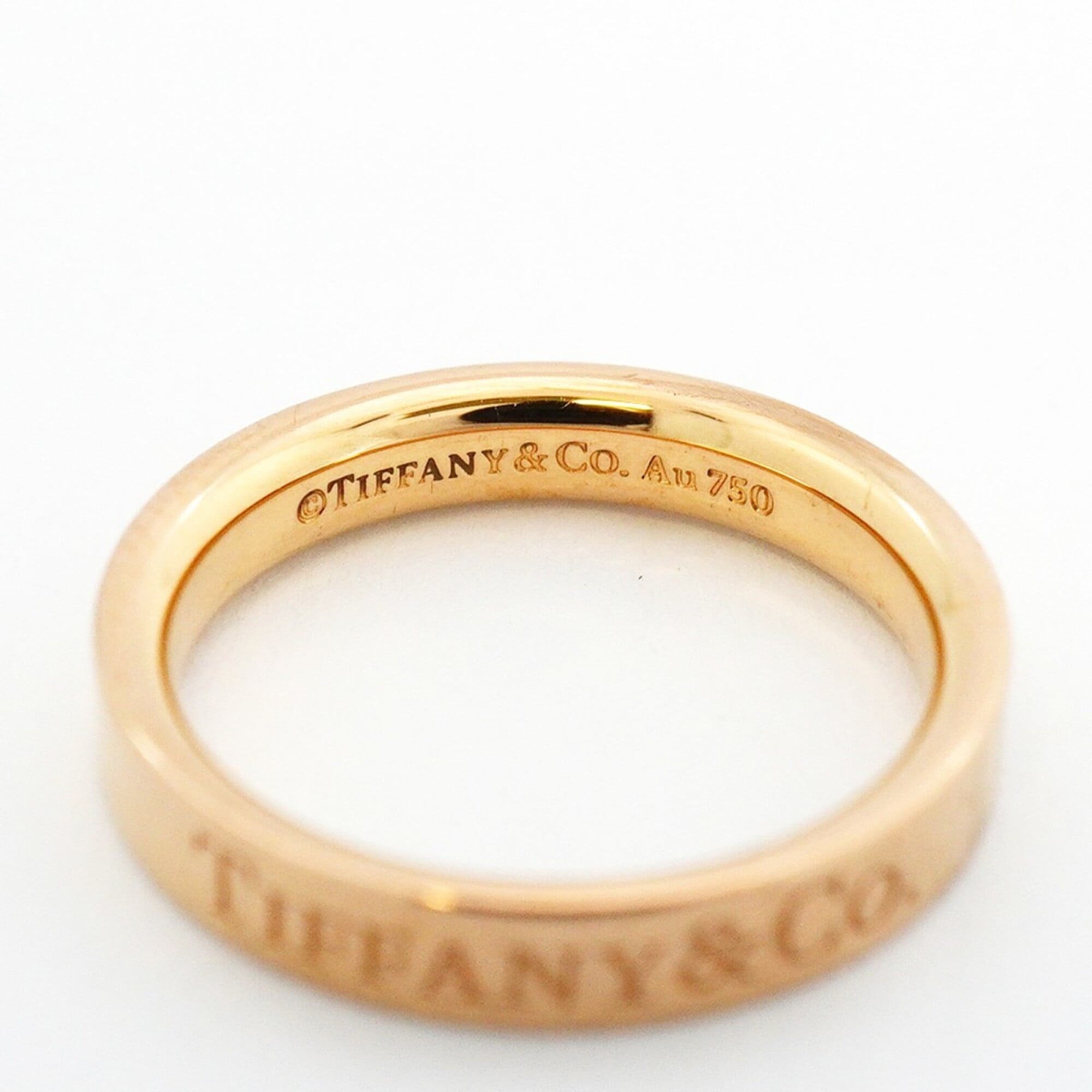 Tiffany Pink Gold (18K) Band Ring (Pre-Owned)