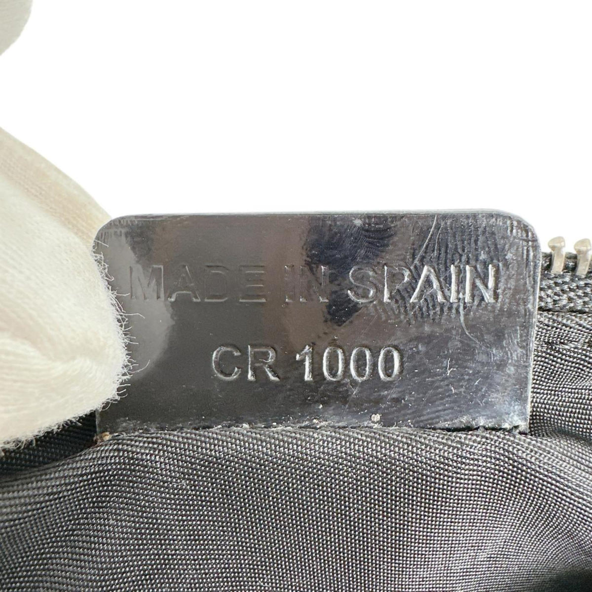 Christian Dior Black Pvc Handbag Pouch (Pre-Owned)