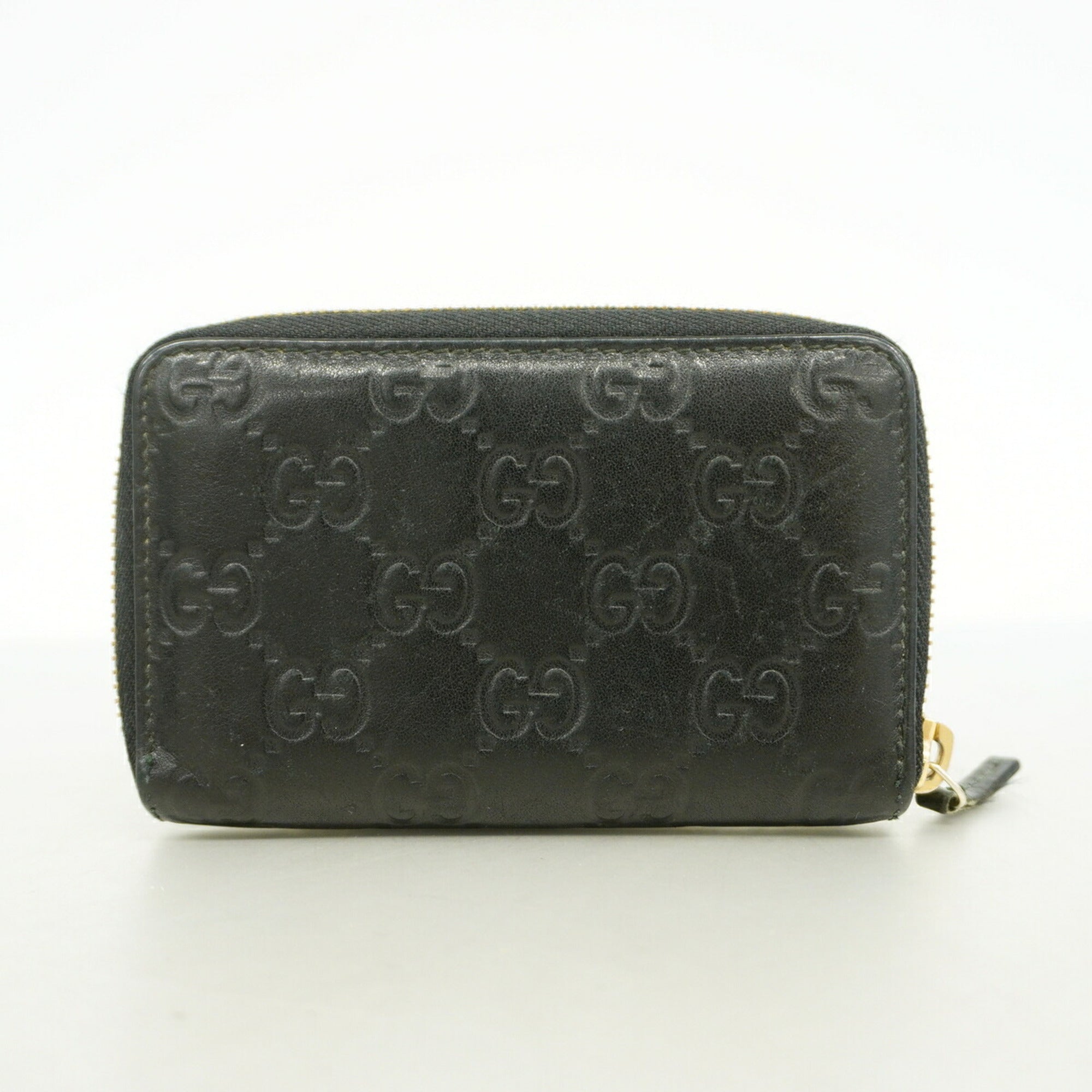 Gucci Black Leather Coin Purse/Coin Case (Pre-Owned)