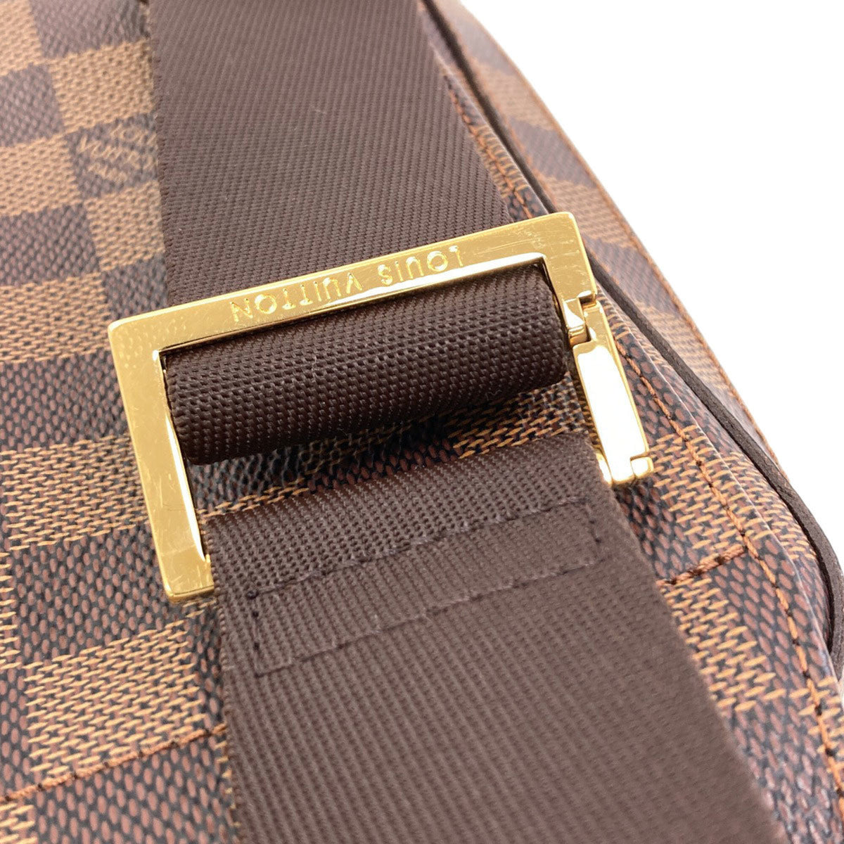Louis Vuitton Damier Damier Canvas Ebene Damier Canvas Sling Bag (Pre-Owned)