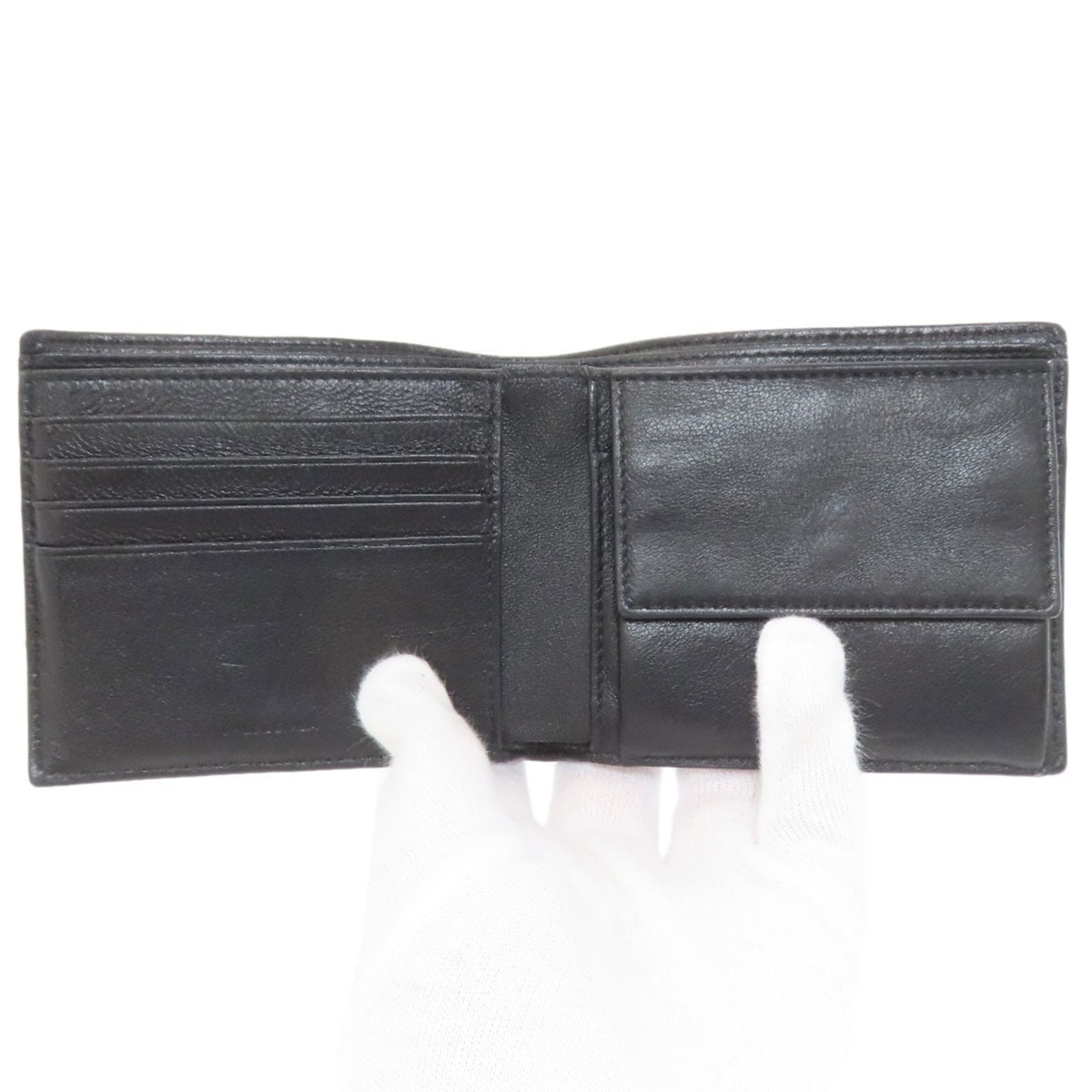 Balenciaga Black Leather Wallet (Bi-Fold) (Pre-Owned)