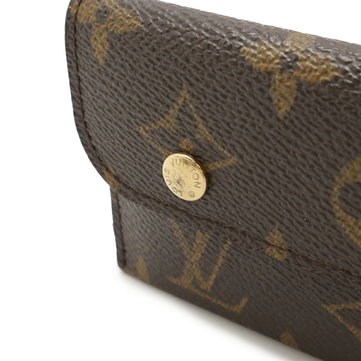 Louis Vuitton Brown Monogram Coin Purse/Coin Case (Pre-Owned)