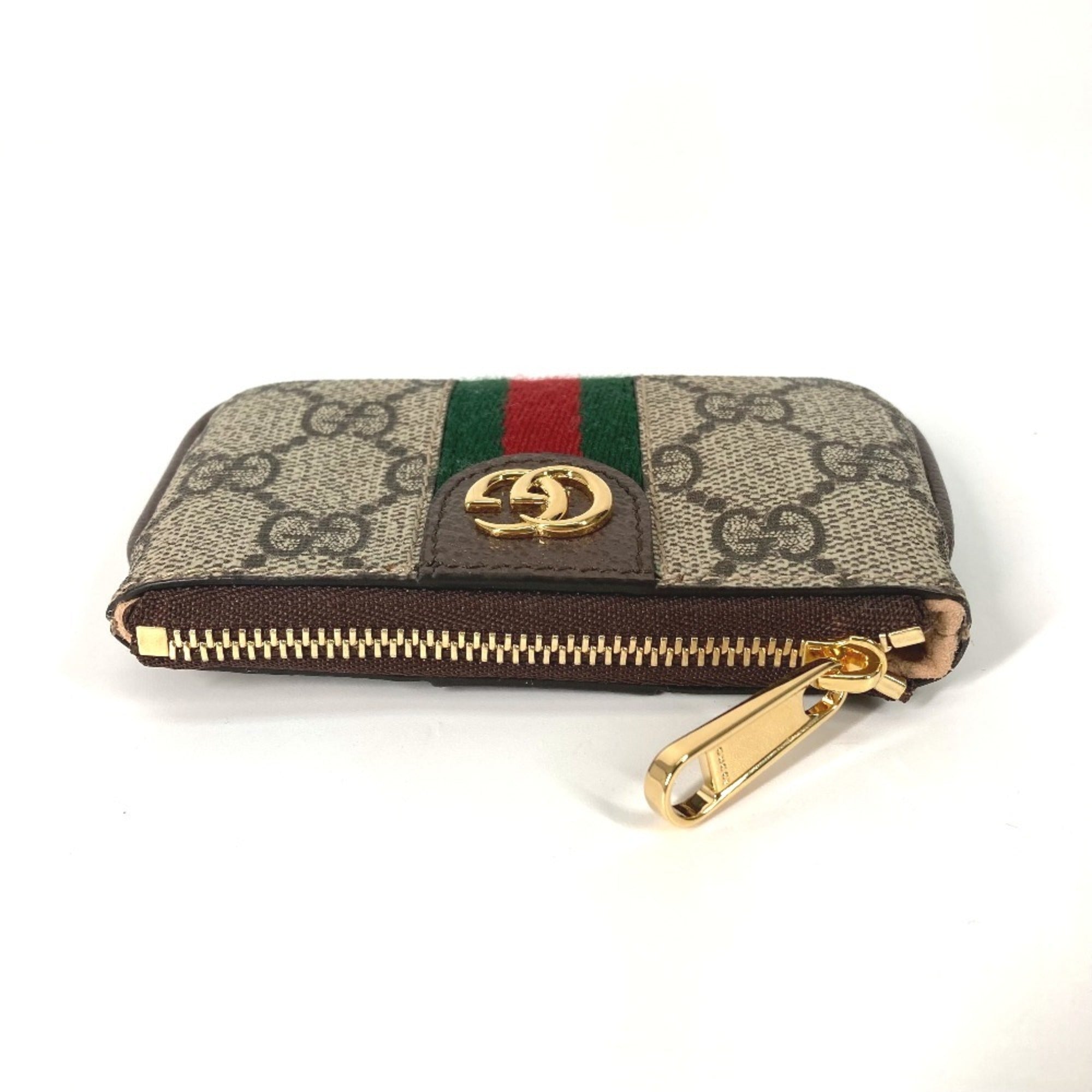 Gucci Beige Gg Supreme Coin Purse/Coin Case (Pre-Owned)