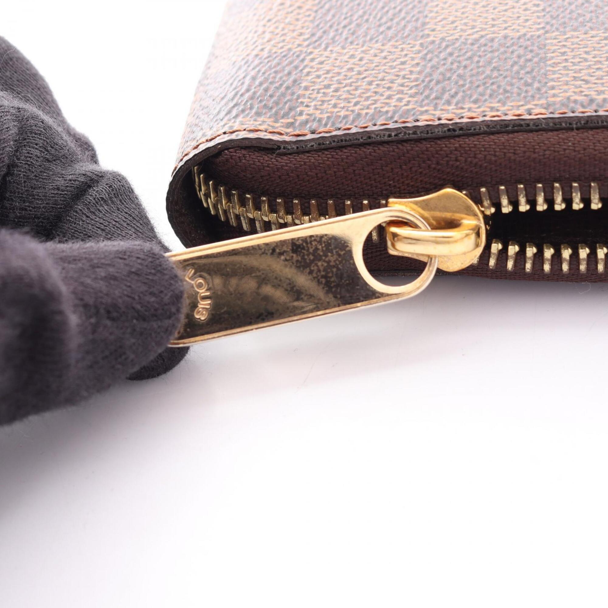 Louis Vuitton Brown Pvc Long Wallet (Bi-Fold) (Pre-Owned)