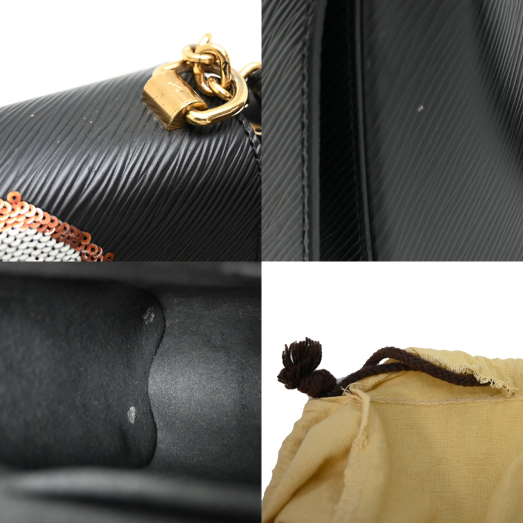 Louis Vuitton Black Epi Leather Shoulder Bag (Pre-Owned)